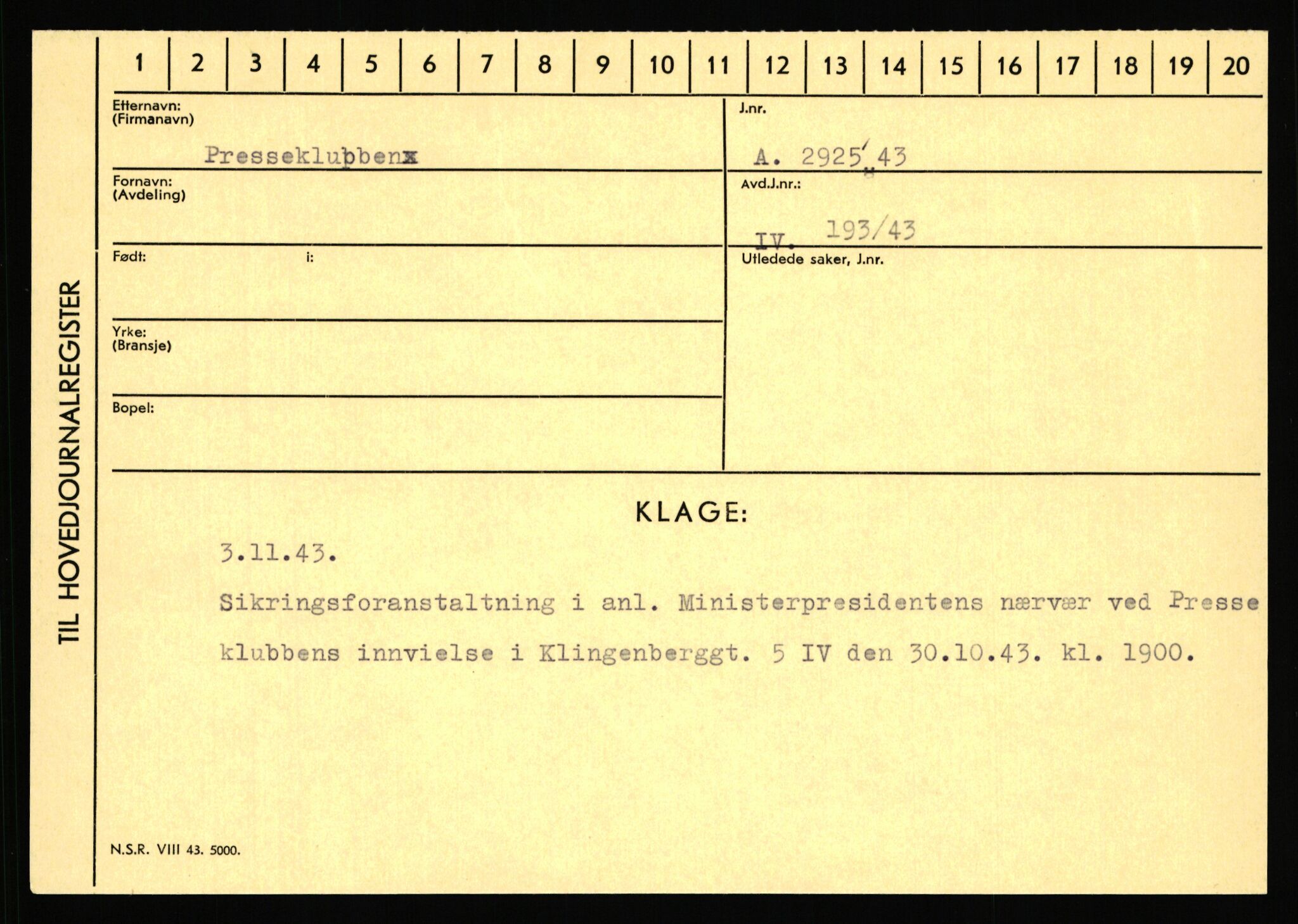 Statspolitiet - Hovedkontoret / Osloavdelingen, AV/RA-S-1329/C/Ca/L0012: Oanæs - Quistgaard	, 1943-1945, s. 4781