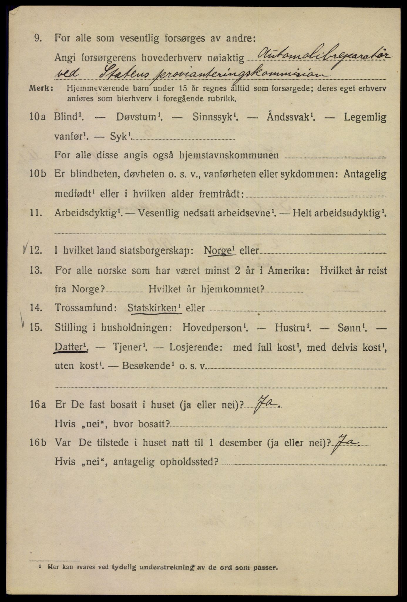 SAO, Folketelling 1920 for 0301 Kristiania kjøpstad, 1920, s. 187440