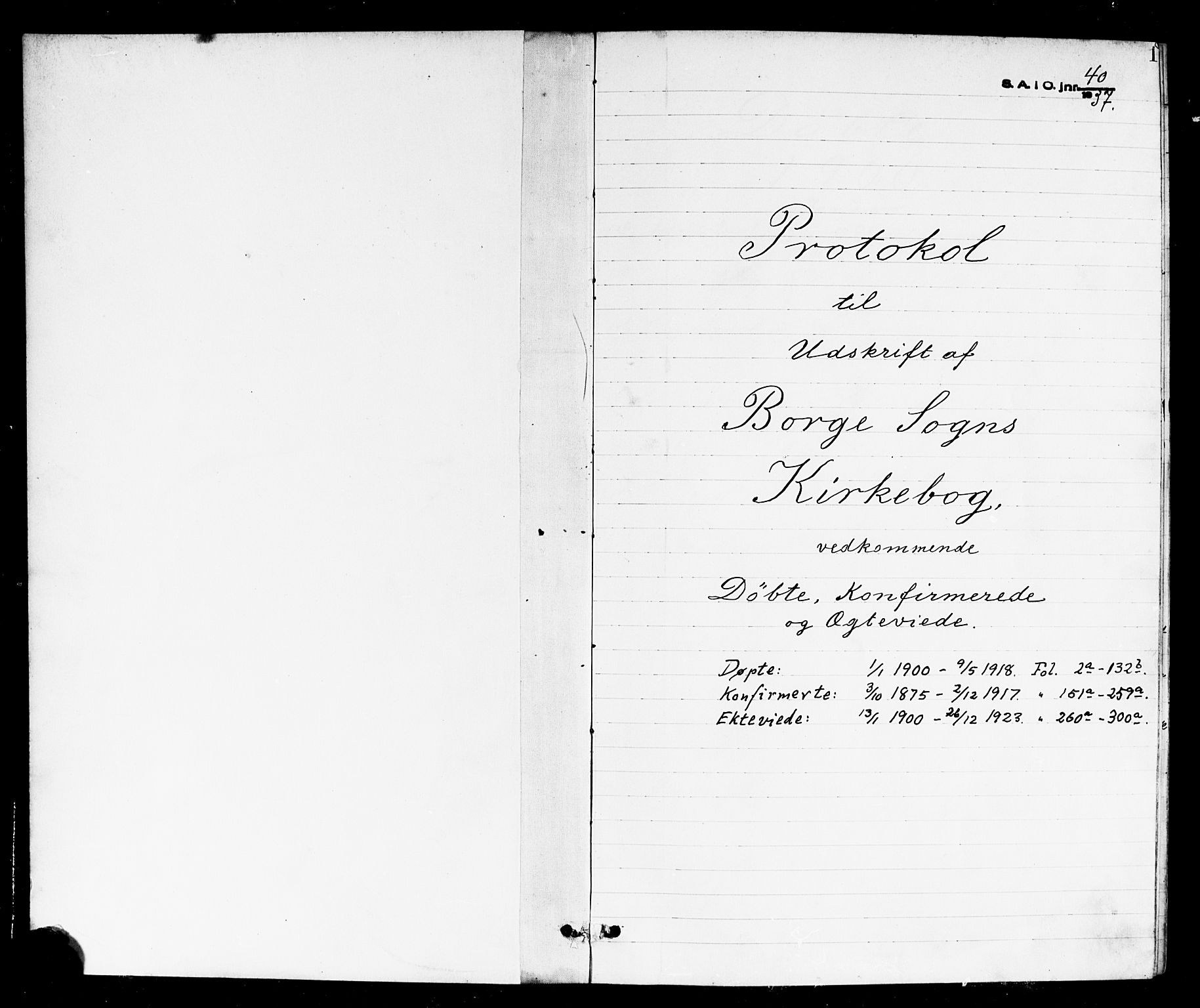 Borge prestekontor Kirkebøker, SAO/A-10903/G/Ga/L0002: Klokkerbok nr. I 2, 1875-1923
