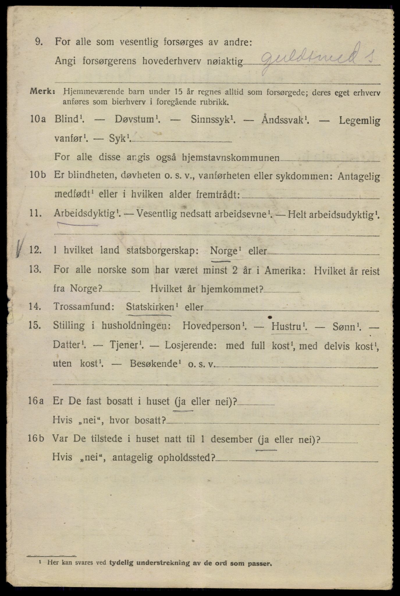 SAO, Folketelling 1920 for 0301 Kristiania kjøpstad, 1920, s. 565656