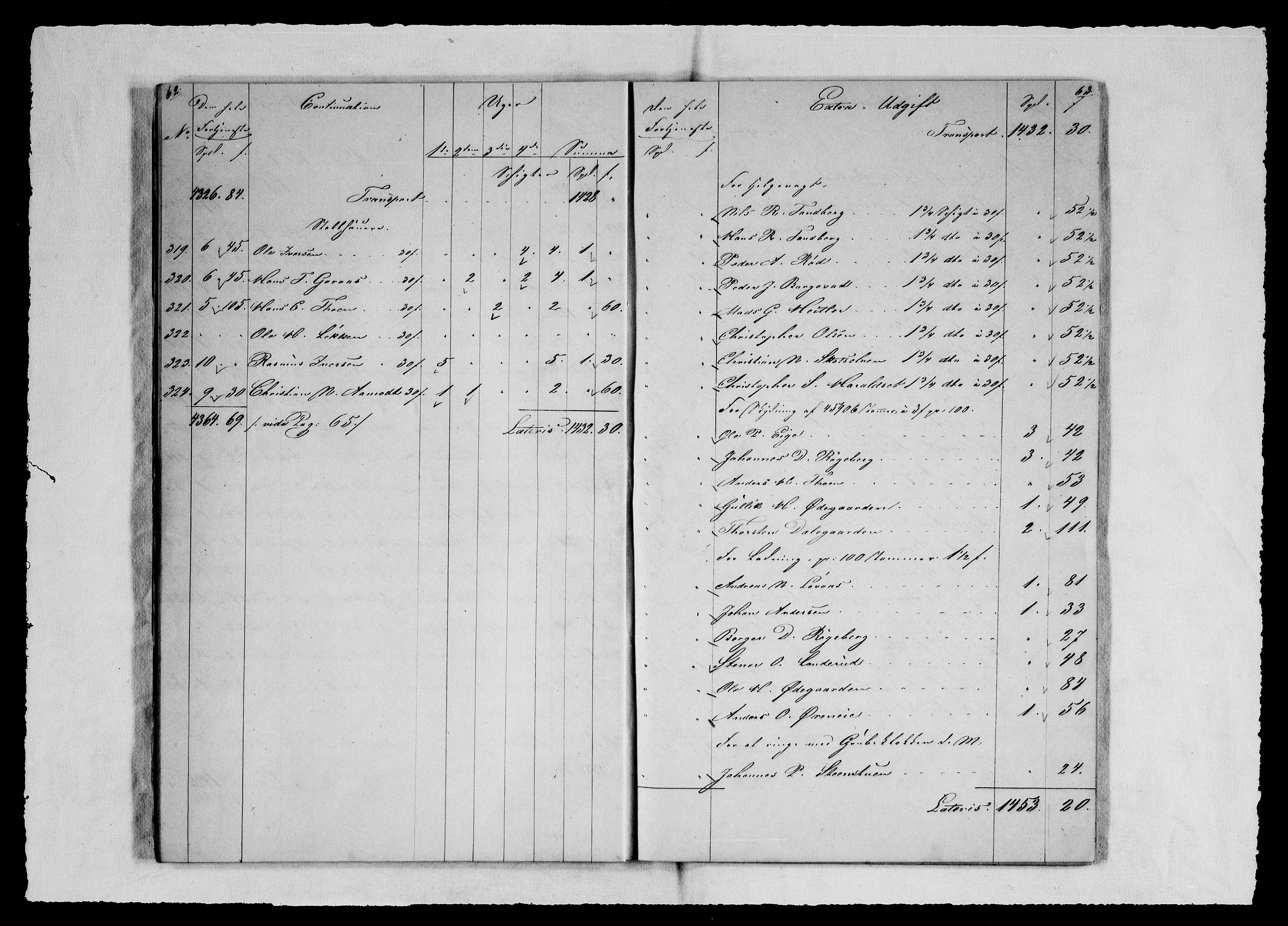 Modums Blaafarveværk, RA/PA-0157/G/Gd/Gdd/L0268/0001: -- / Regning over gruver pukkverk m.v., 1842, s. 33