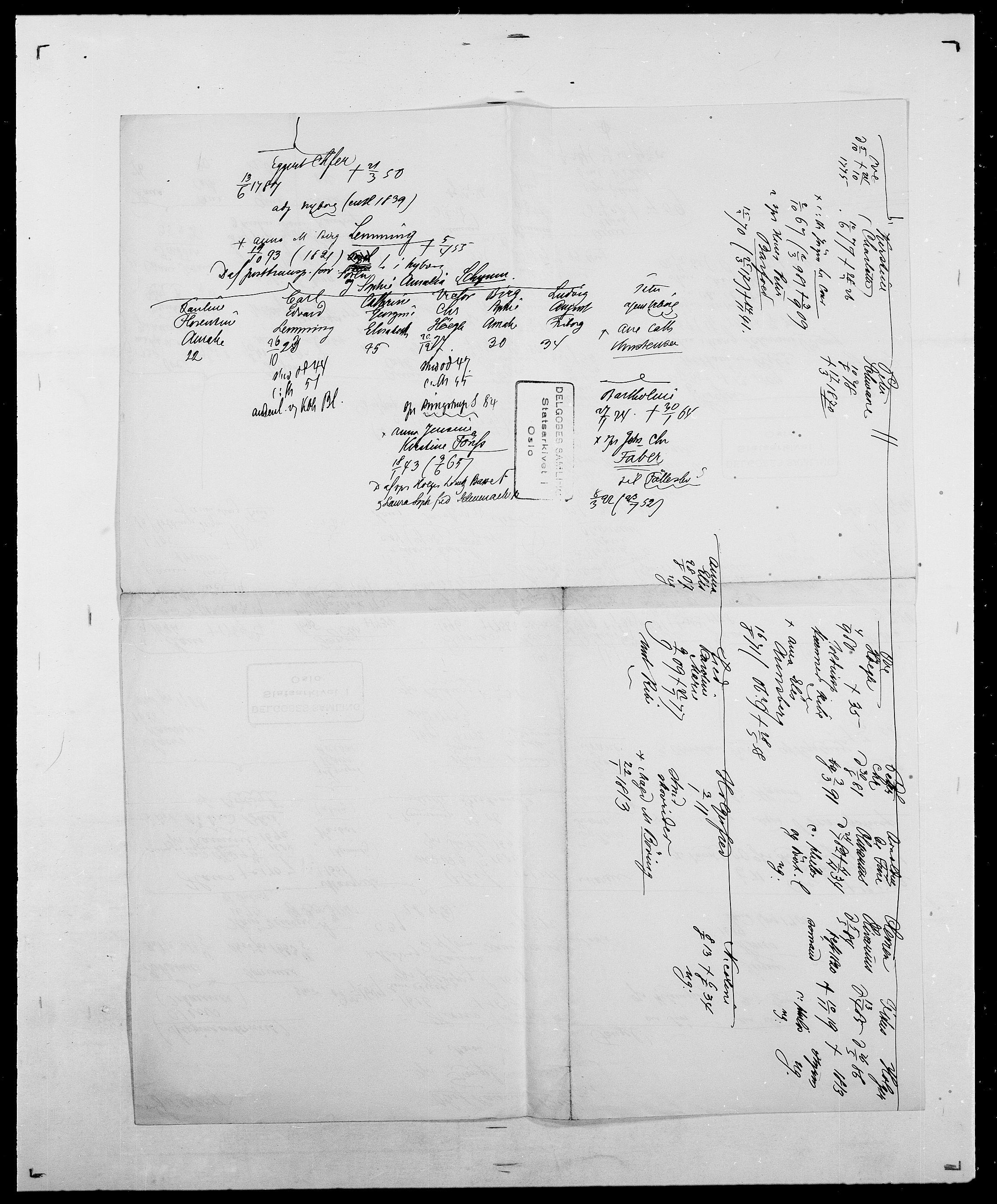 Delgobe, Charles Antoine - samling, AV/SAO-PAO-0038/D/Da/L0015: Grodtshilling - Halvorsæth, s. 396