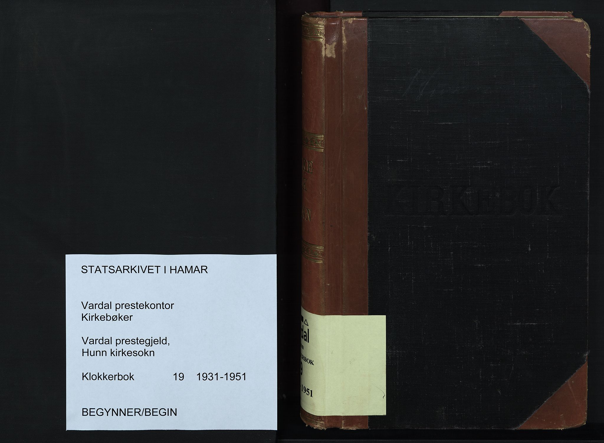 Vardal prestekontor, SAH/PREST-100/H/Ha/Hab/L0019: Klokkerbok nr. 19, 1941-1951