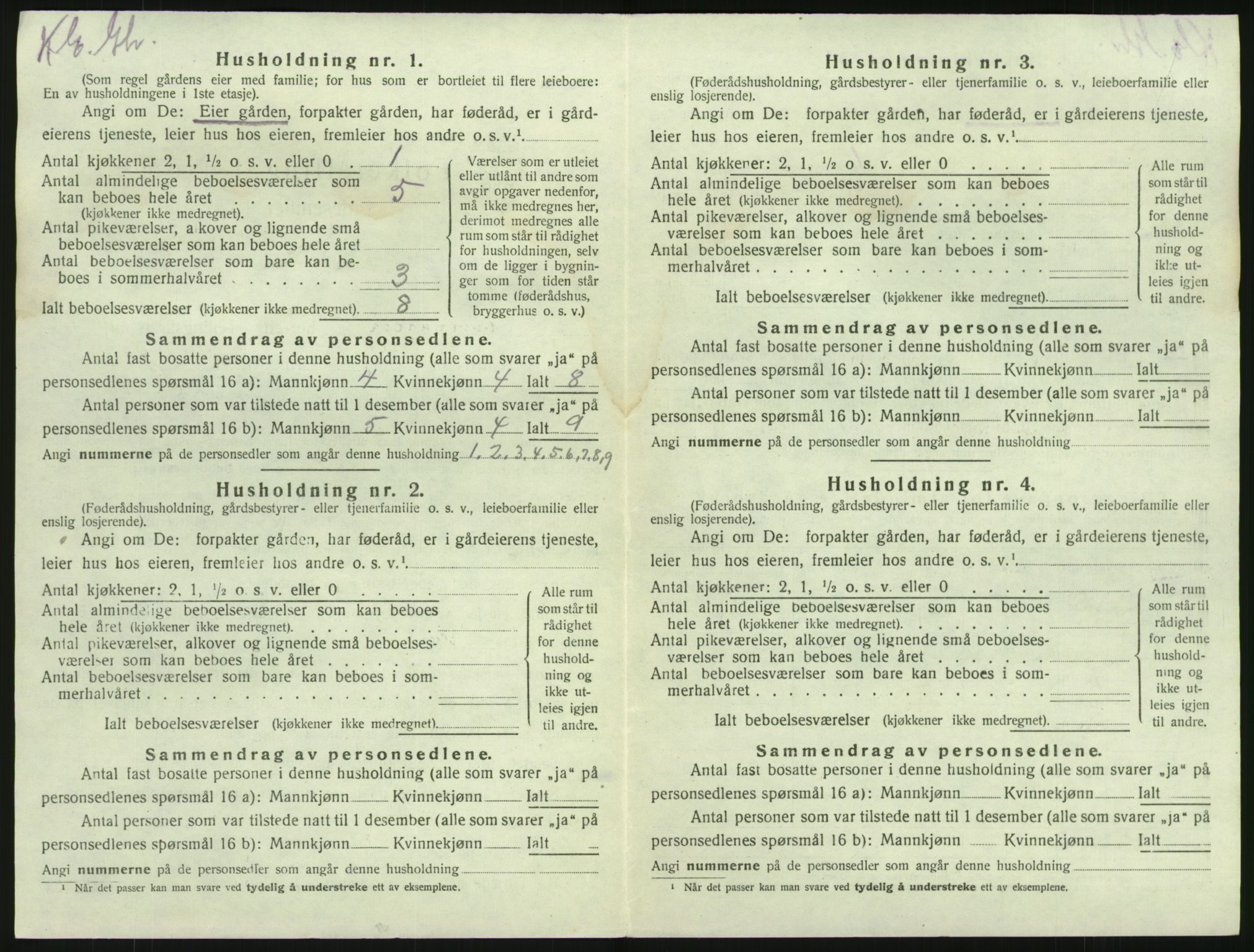 SAKO, Folketelling 1920 for 0726 Brunlanes herred, 1920, s. 926