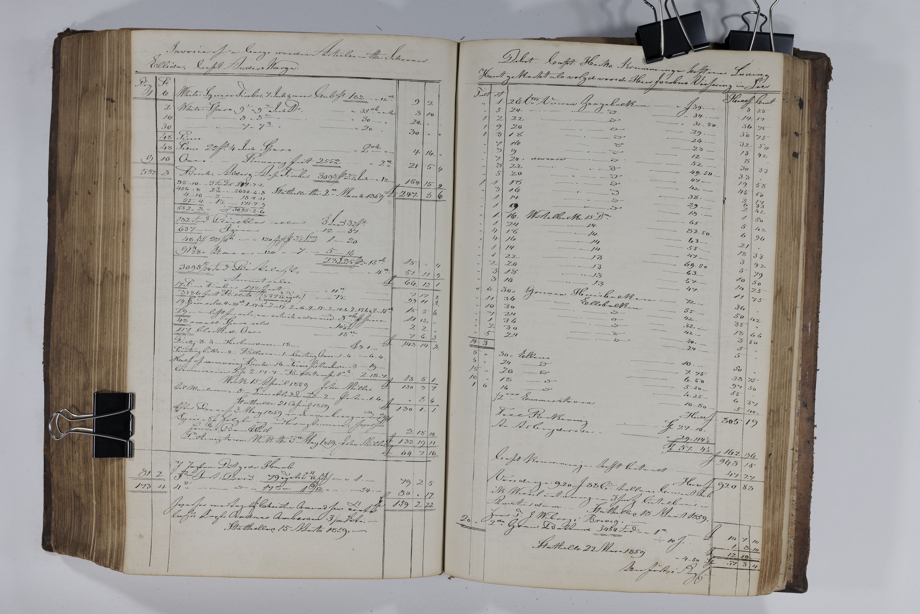 Blehr/ Kjellestad, TEMU/TGM-A-1212/R/Rf/L0005: Fakturabog, 1854-1861, s. 373
