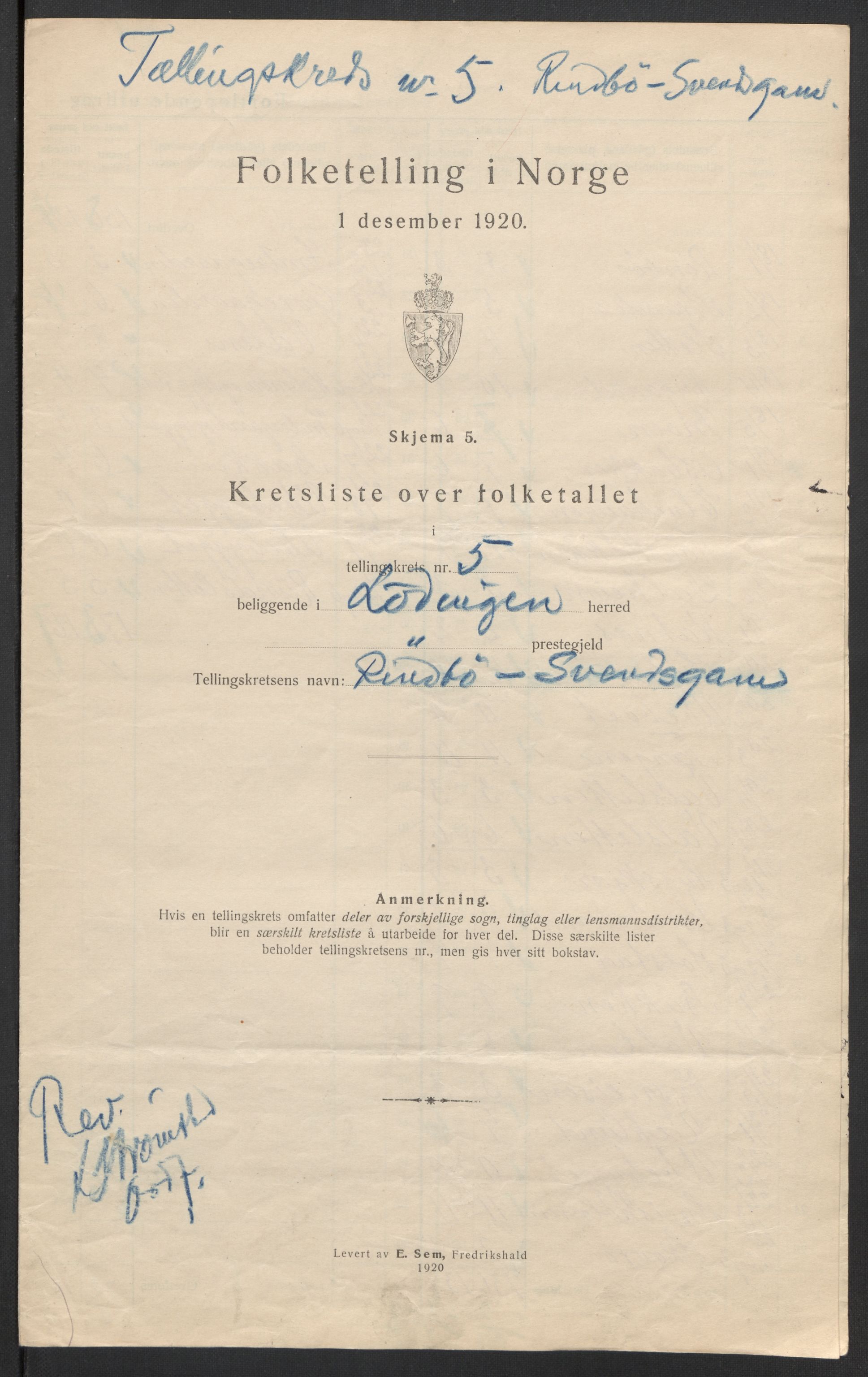 SAT, Folketelling 1920 for 1851 Lødingen herred, 1920, s. 18