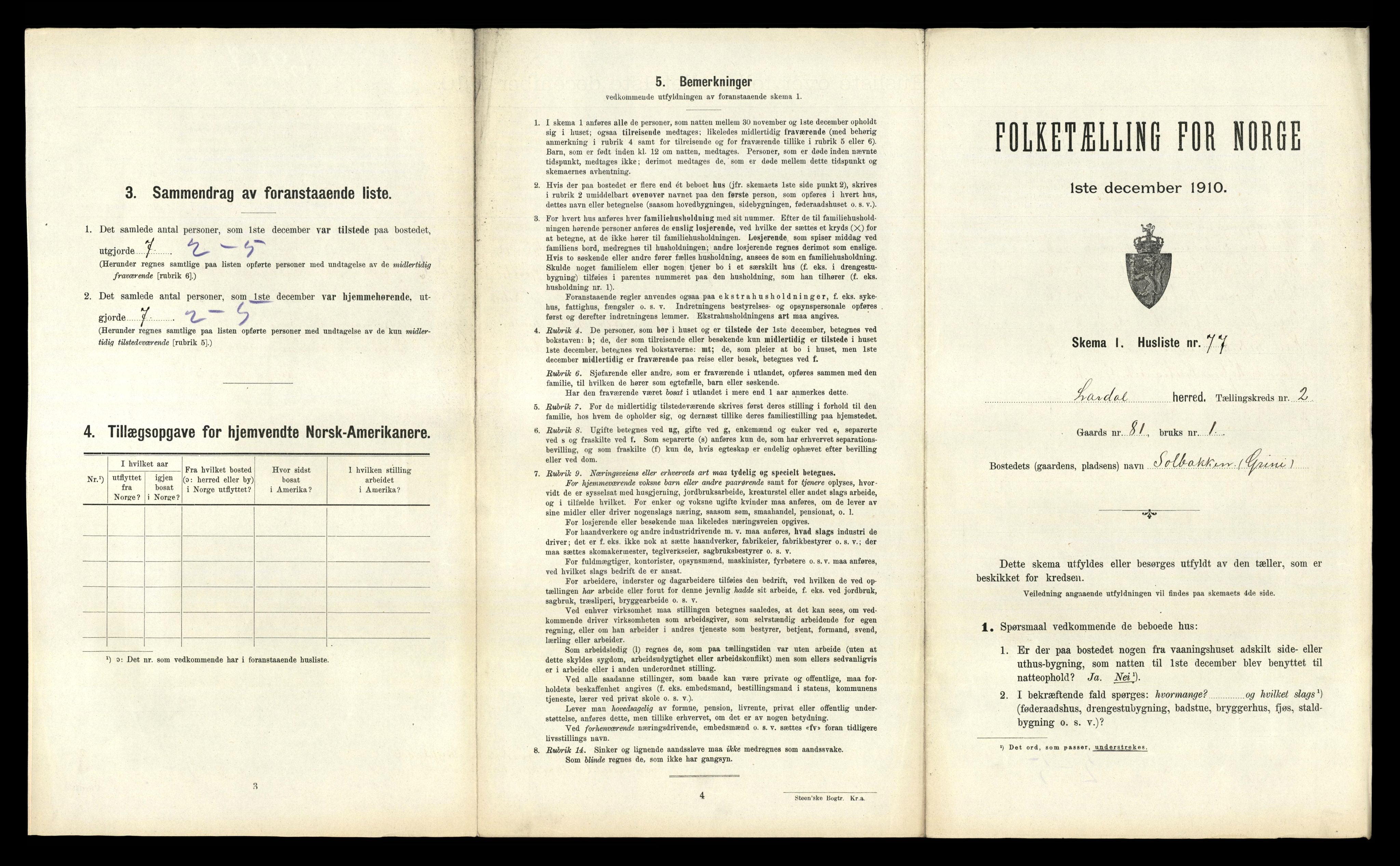 RA, Folketelling 1910 for 0728 Lardal herred, 1910, s. 348