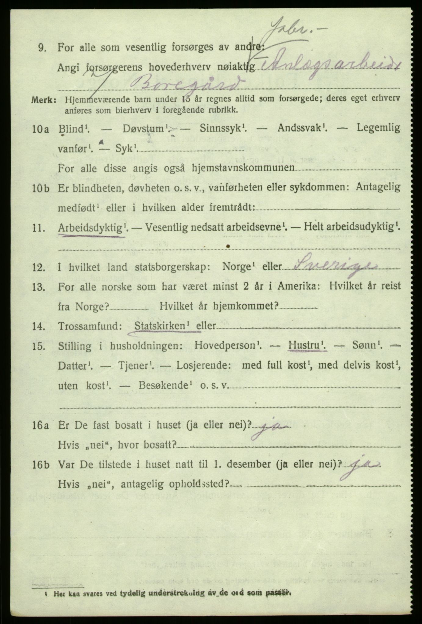 SAO, Folketelling 1920 for 0113 Borge herred, 1920, s. 2426