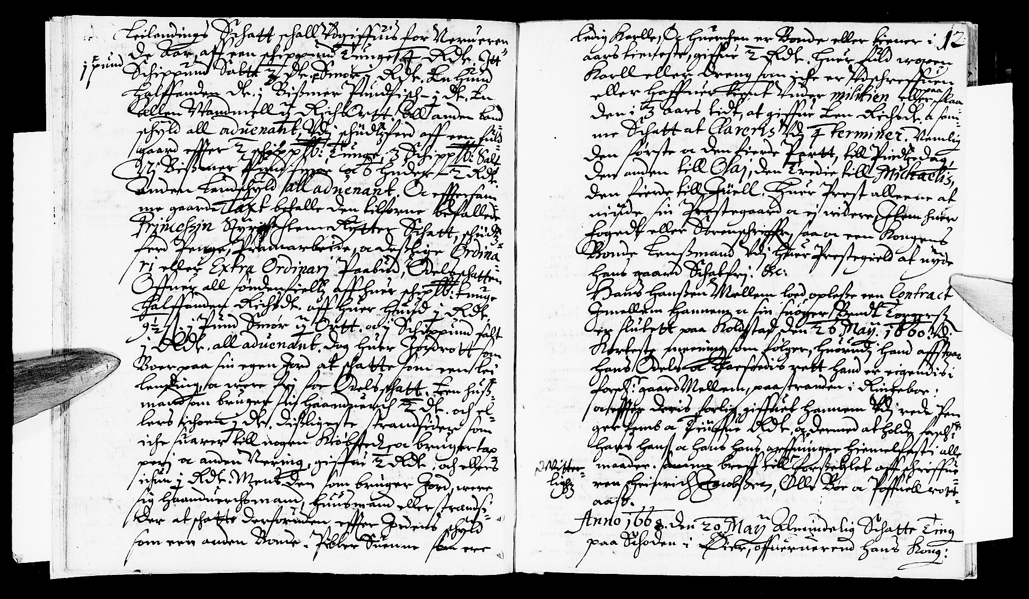 Sorenskriverier i Gudbrandsdalen, AV/SAH-TING-036/G/Gb/Gbb/L0005: Tingbok - Sør-Gudbrandsdal, 1668, s. 11b-12a