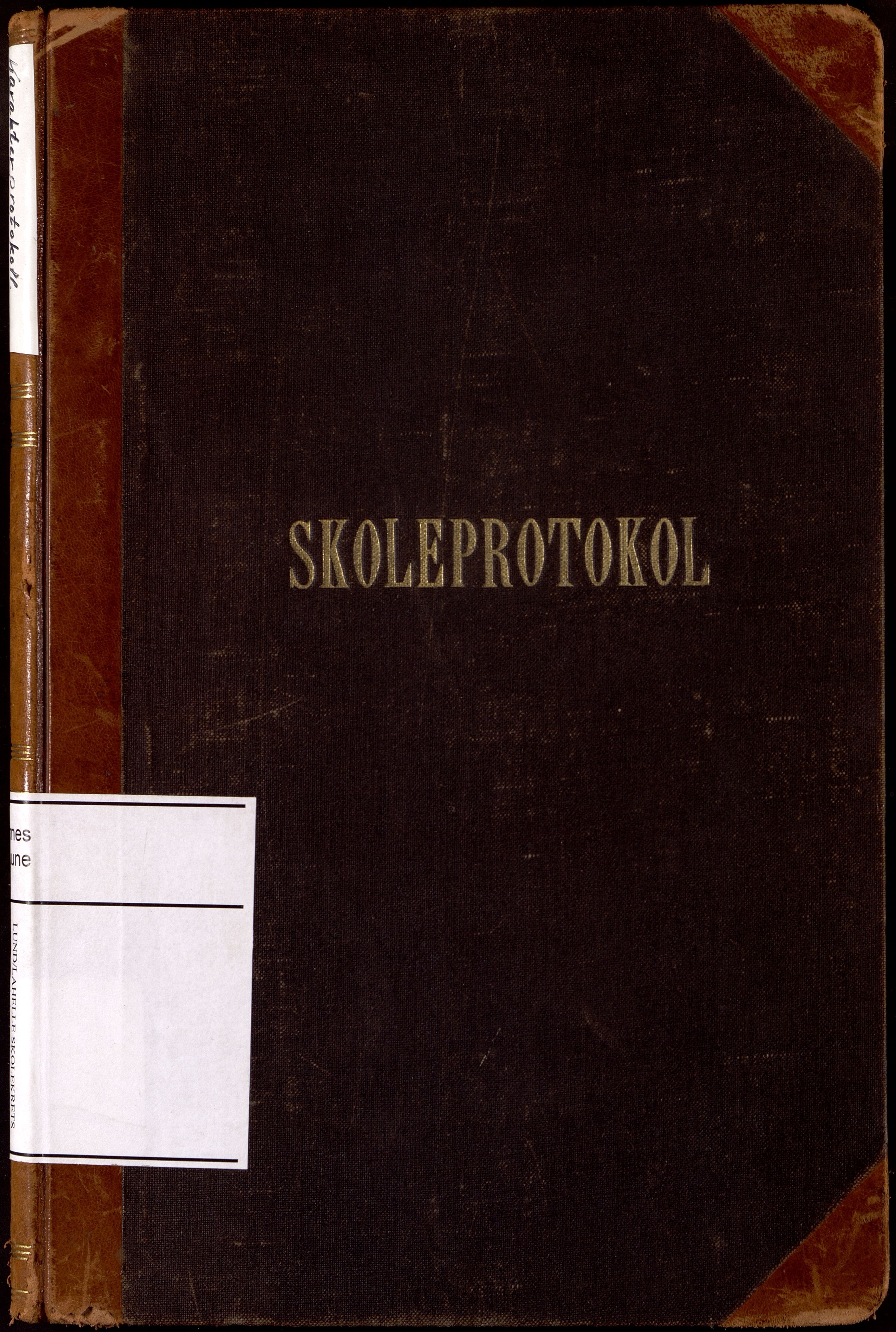 Oddernes kommune - Lund/Lahelle skolekrets, ARKSOR/1001OD556/H/L0005: Skoleprotokoll, 1914-1918