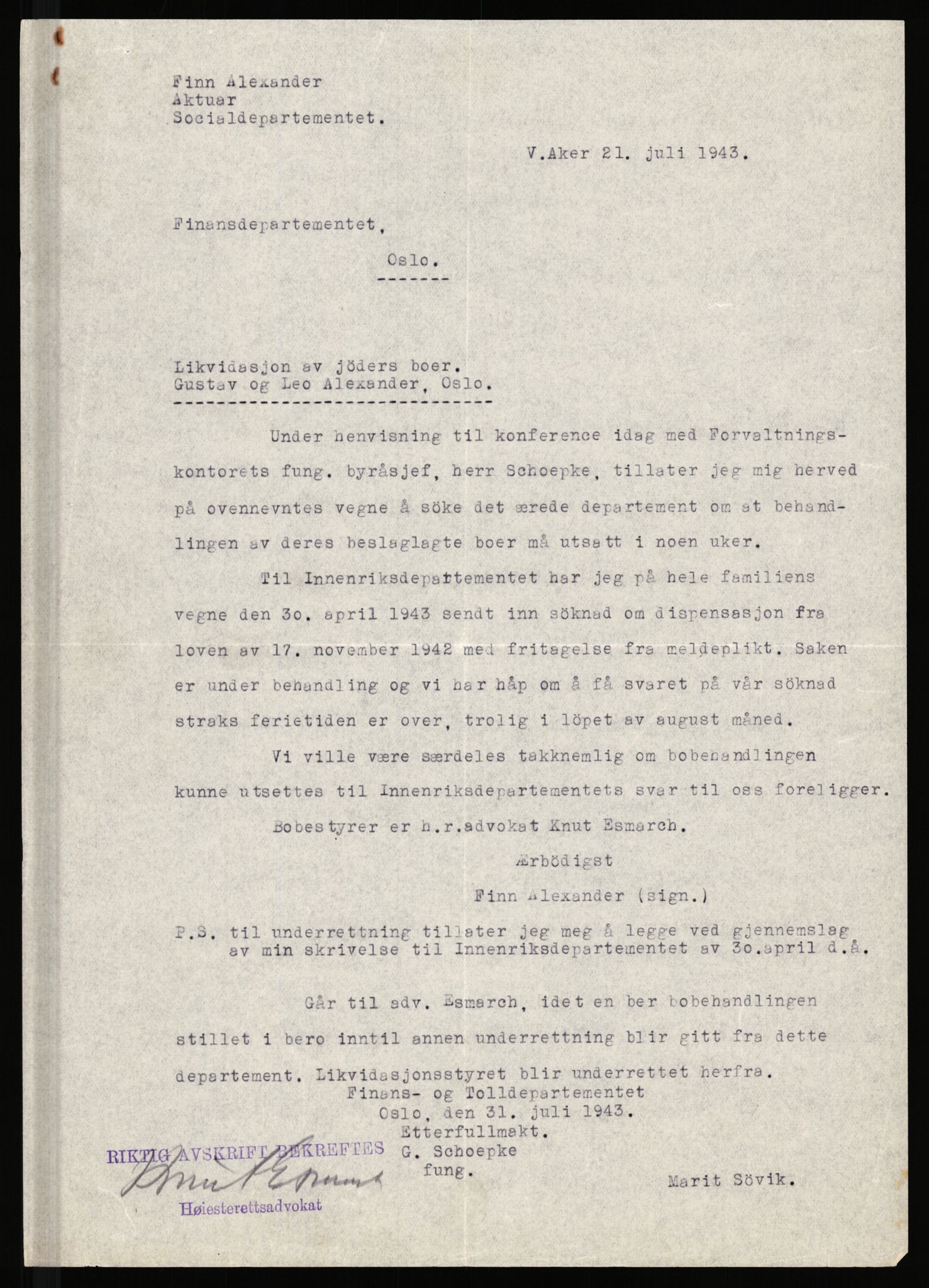 Justisdepartementet, Tilbakeføringskontoret for inndratte formuer, AV/RA-S-1564/H/Hc/Hcc/L0917: --, 1945-1947, s. 253