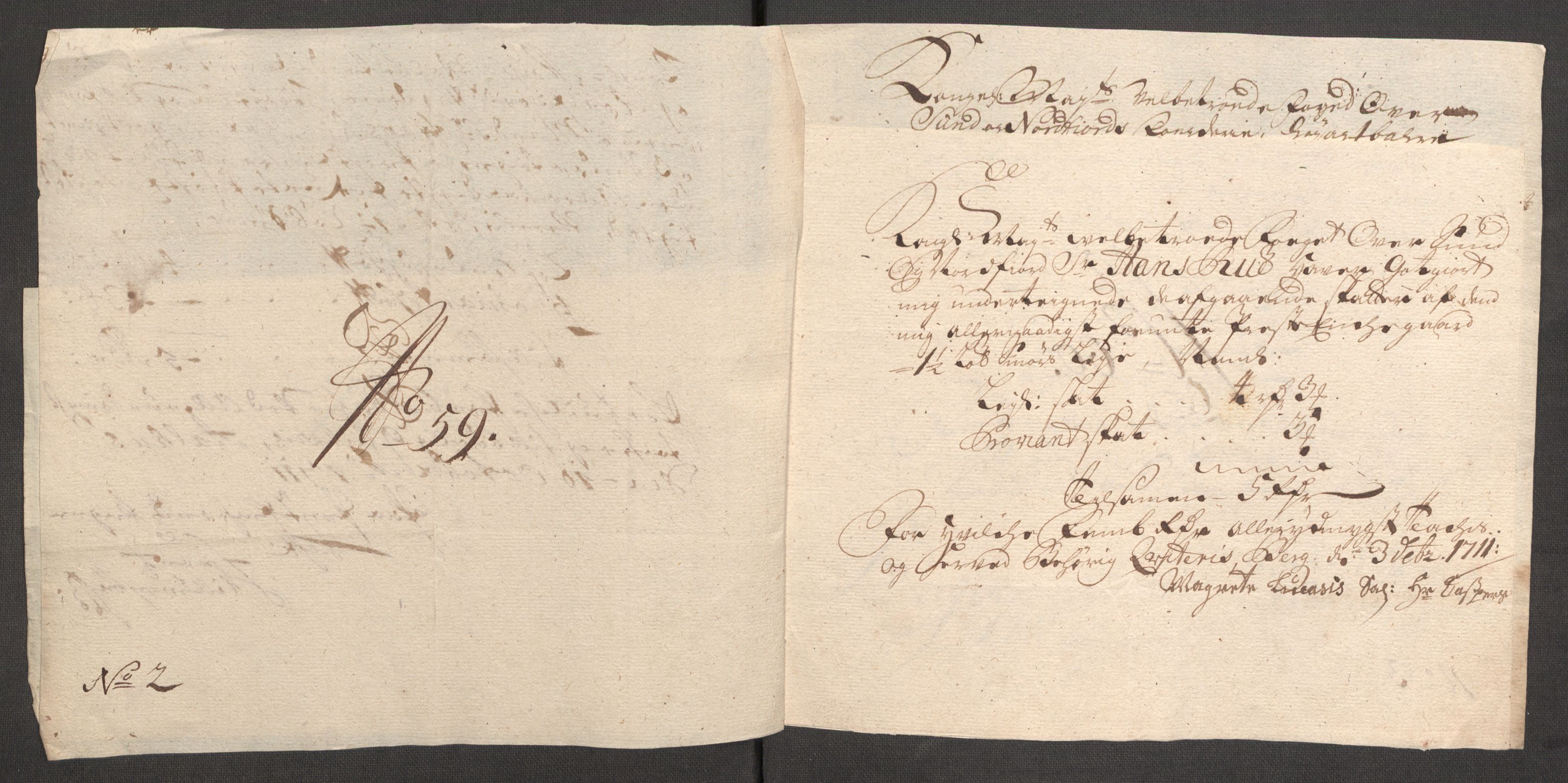 Rentekammeret inntil 1814, Reviderte regnskaper, Fogderegnskap, AV/RA-EA-4092/R53/L3433: Fogderegnskap Sunn- og Nordfjord, 1710-1711, s. 491