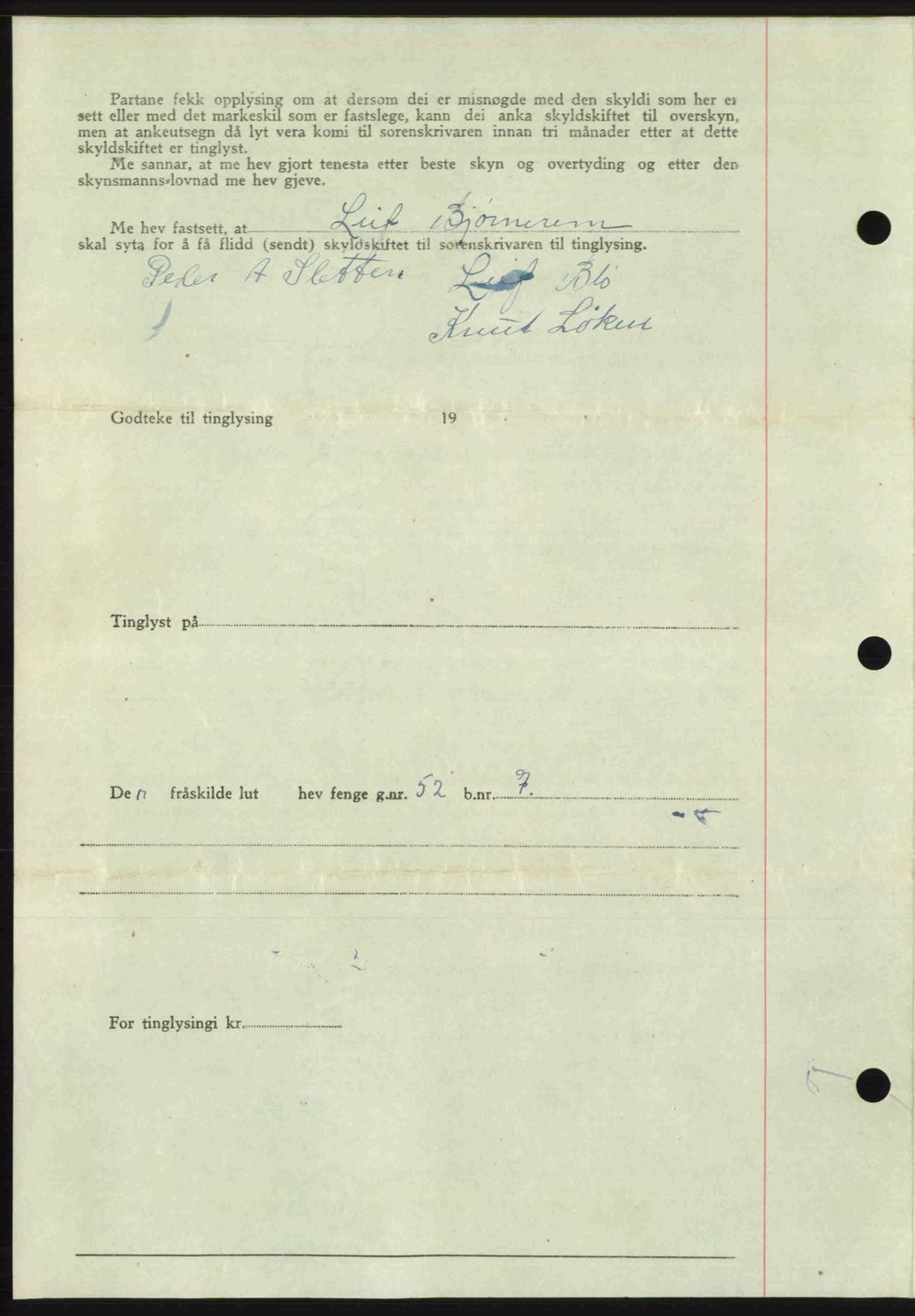 Romsdal sorenskriveri, AV/SAT-A-4149/1/2/2C: Pantebok nr. A28, 1948-1949, Dagboknr: 3337/1948