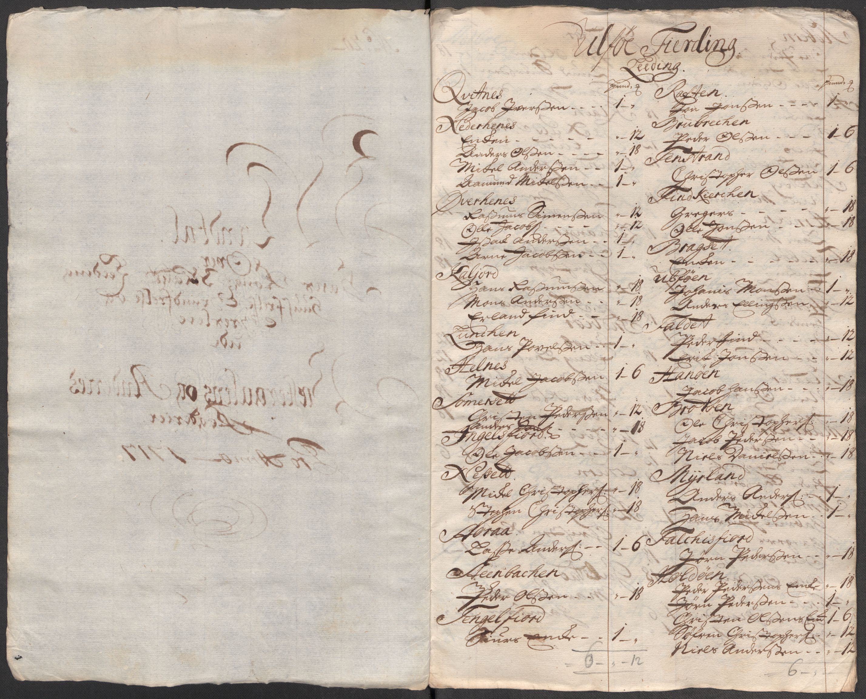 Rentekammeret inntil 1814, Reviderte regnskaper, Fogderegnskap, RA/EA-4092/R67/L4683: Fogderegnskap Vesterålen, Andenes og Lofoten, 1717, s. 147
