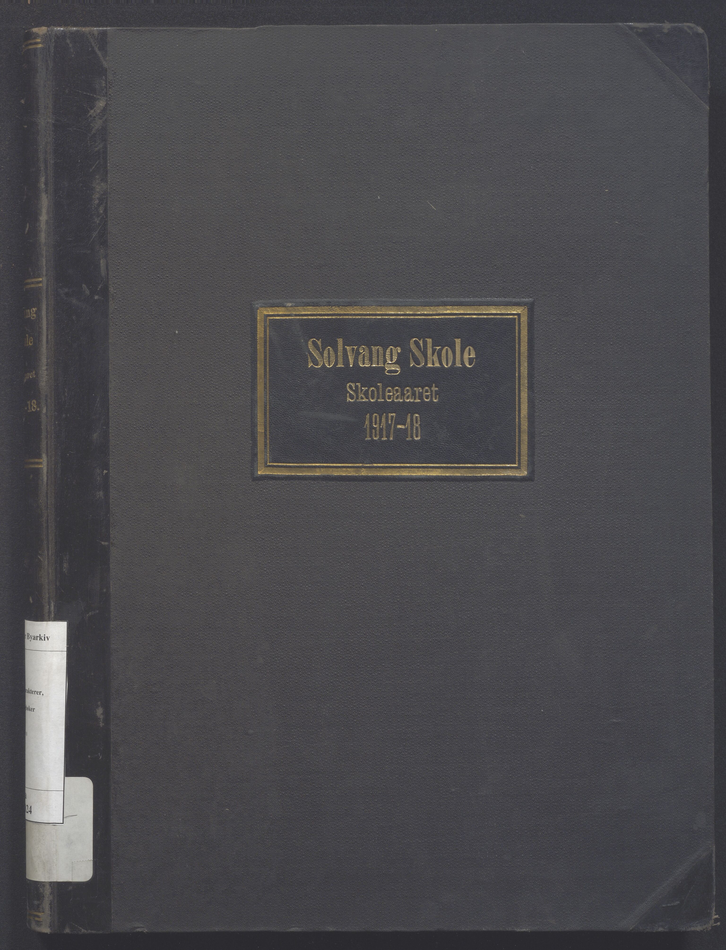 Stavanger kommune. Solvang skole, BYST/A-0076/G/Ga/L0024: Dagbok , 1917-1918