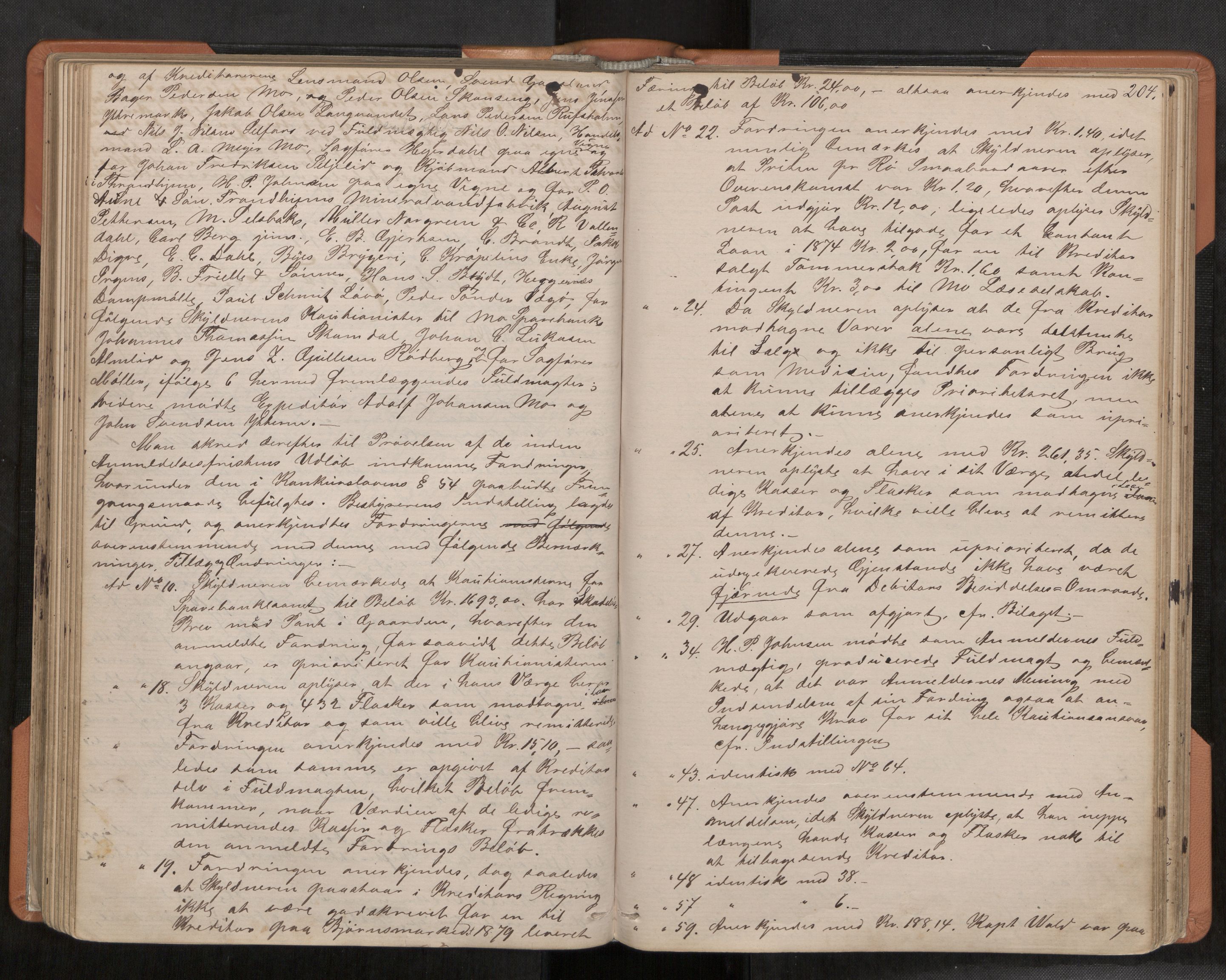 Rana sorenskriveri , AV/SAT-A-1108/1/3/3B/L0003: Skiftebehandlingsprotokoll, 1875-1893, s. 204