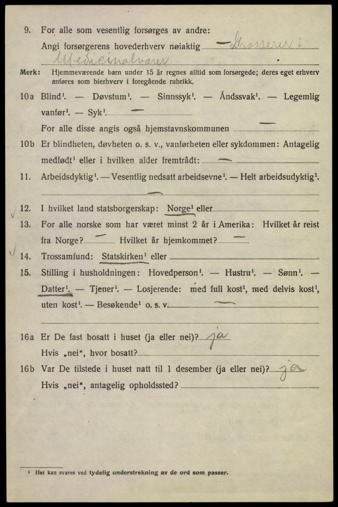 SAO, Folketelling 1920 for 0301 Kristiania kjøpstad, 1920, s. 628726