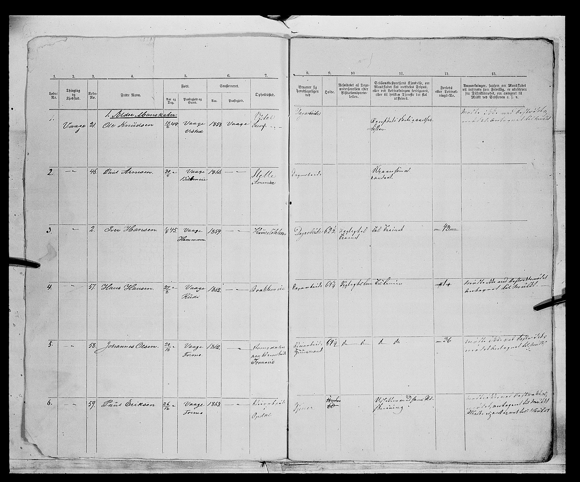 Fylkesmannen i Oppland, AV/SAH-FYO-002/1/K/Kg/L1174: Fron, Nordre og Søndre Fron, Vågå, 1860-1879, s. 442