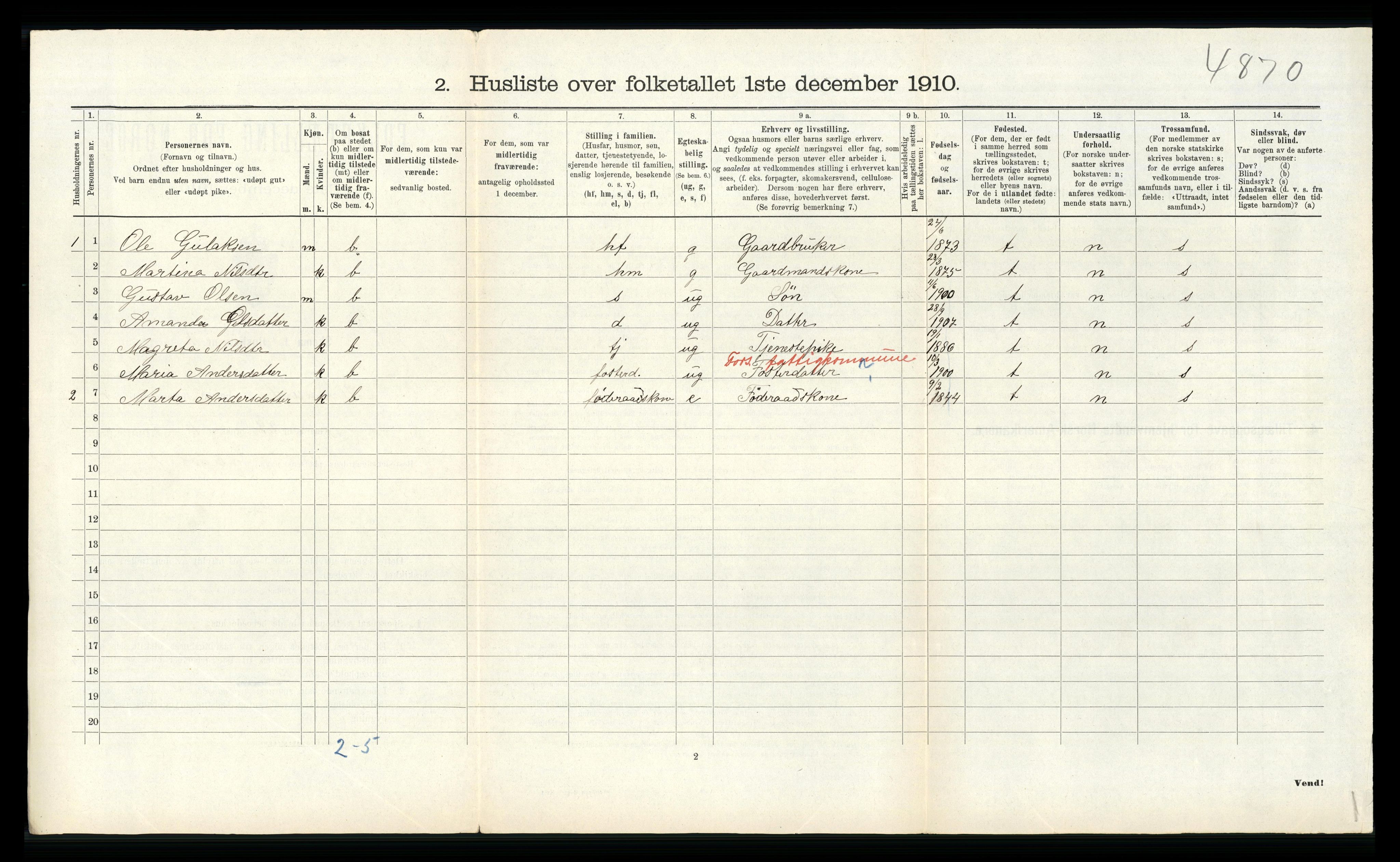 RA, Folketelling 1910 for 1257 Alversund herred, 1910, s. 563