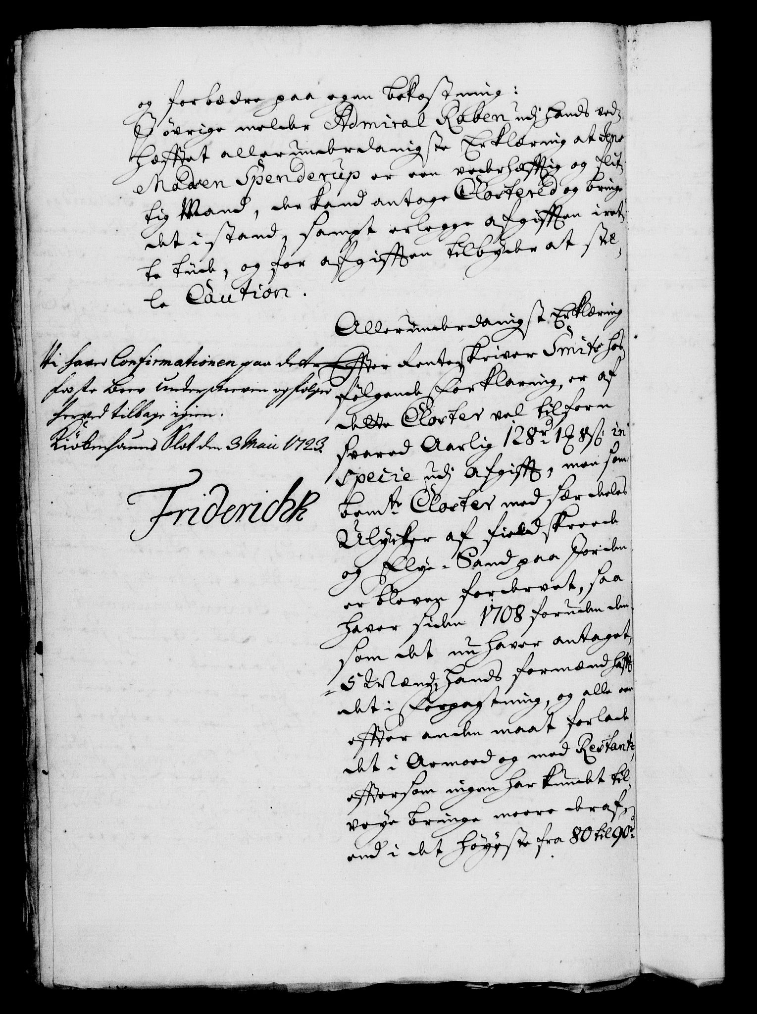Rentekammeret, Kammerkanselliet, RA/EA-3111/G/Gf/Gfa/L0006: Norsk relasjons- og resolusjonsprotokoll (merket RK 52.6), 1723, s. 504