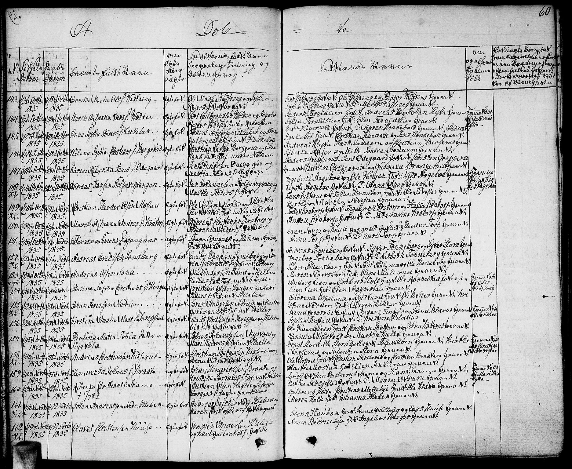 Høland prestekontor Kirkebøker, SAO/A-10346a/F/Fa/L0008: Ministerialbok nr. I 8, 1827-1845, s. 60