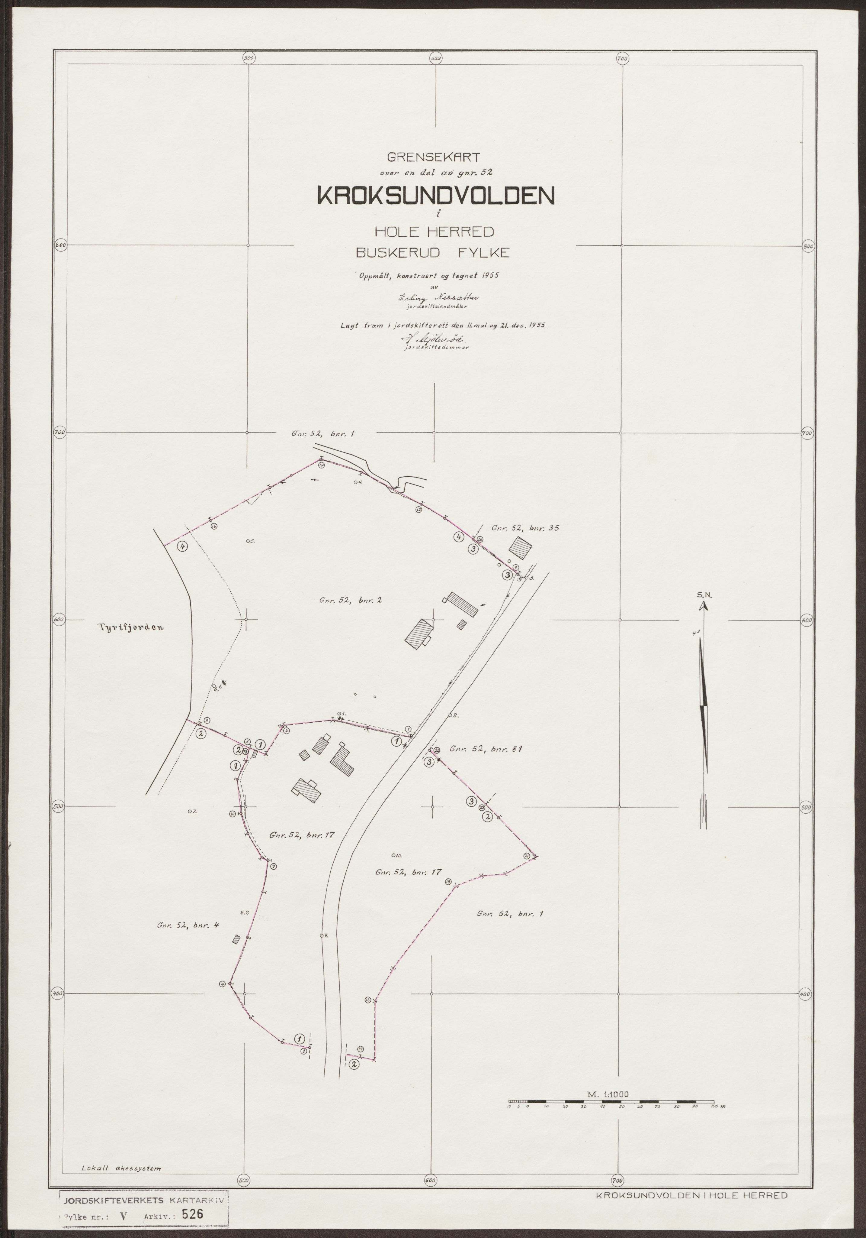 Jordskifteverkets kartarkiv, RA/S-3929/T, 1859-1988, s. 732