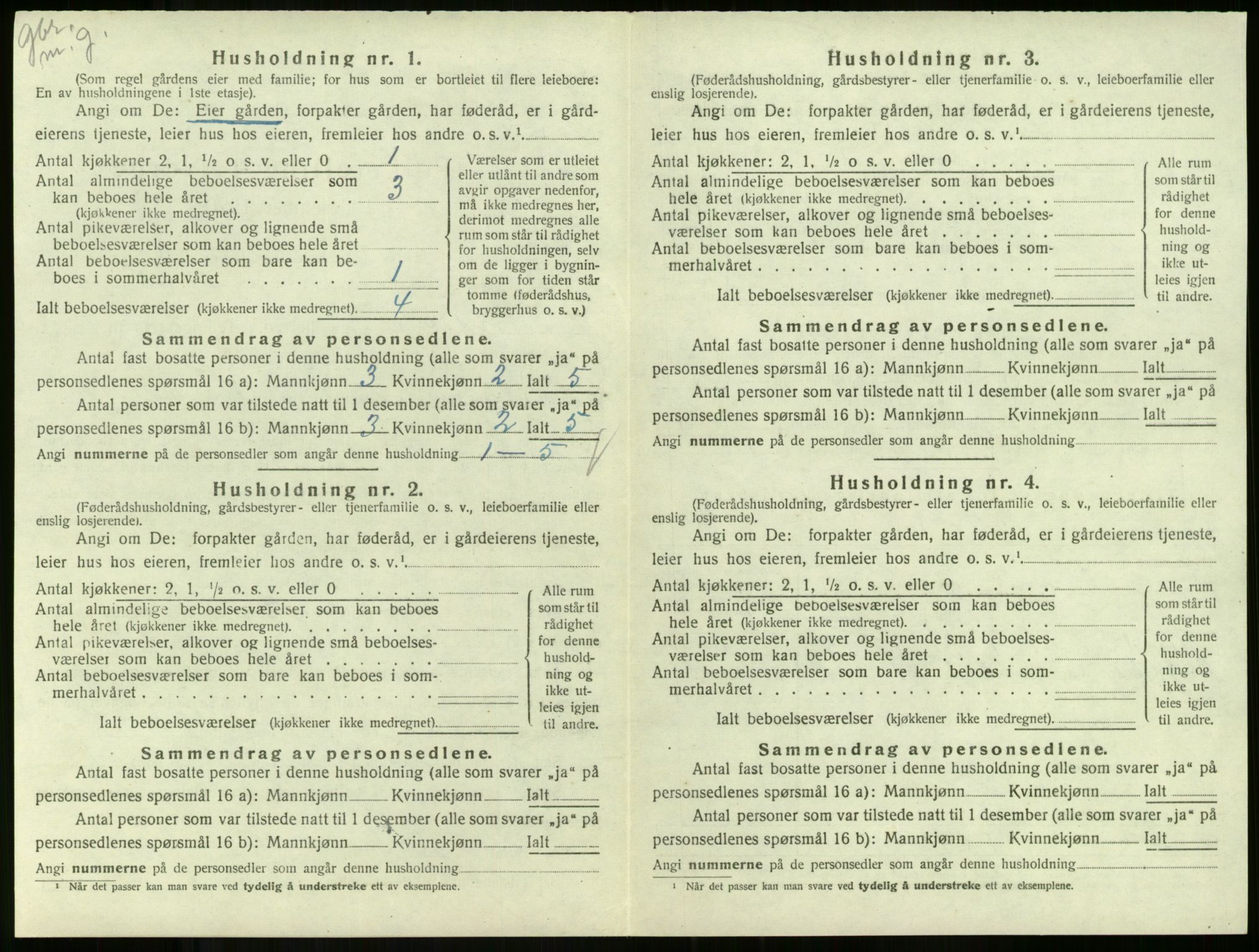 SAKO, Folketelling 1920 for 0719 Andebu herred, 1920, s. 263