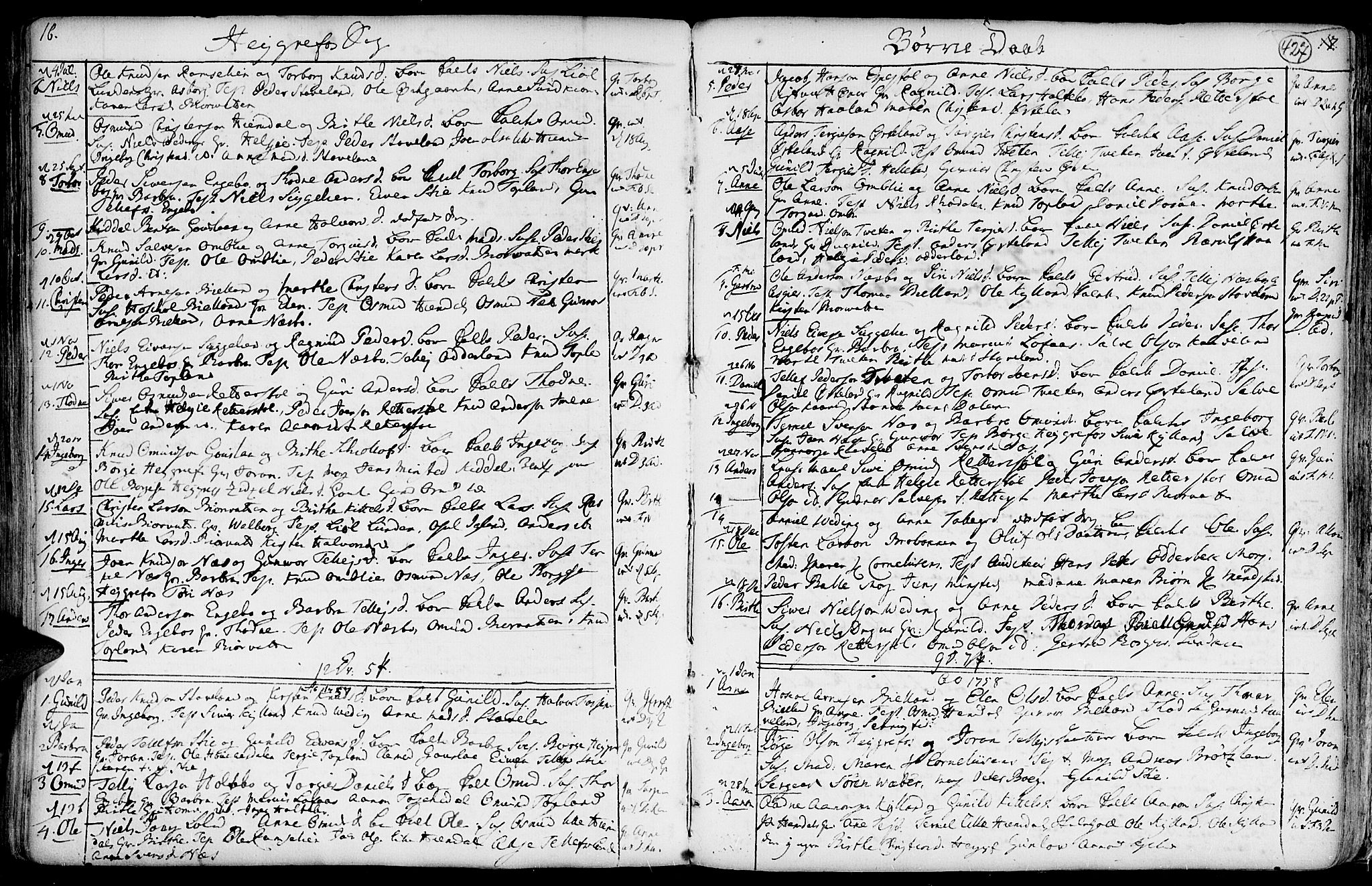 Hommedal sokneprestkontor, AV/SAK-1111-0023/F/Fa/Fab/L0002: Ministerialbok nr. A 2 /3, 1740-1821, s. 427