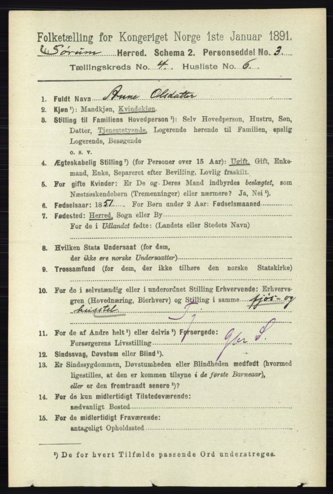 RA, Folketelling 1891 for 0226 Sørum herred, 1891, s. 1914