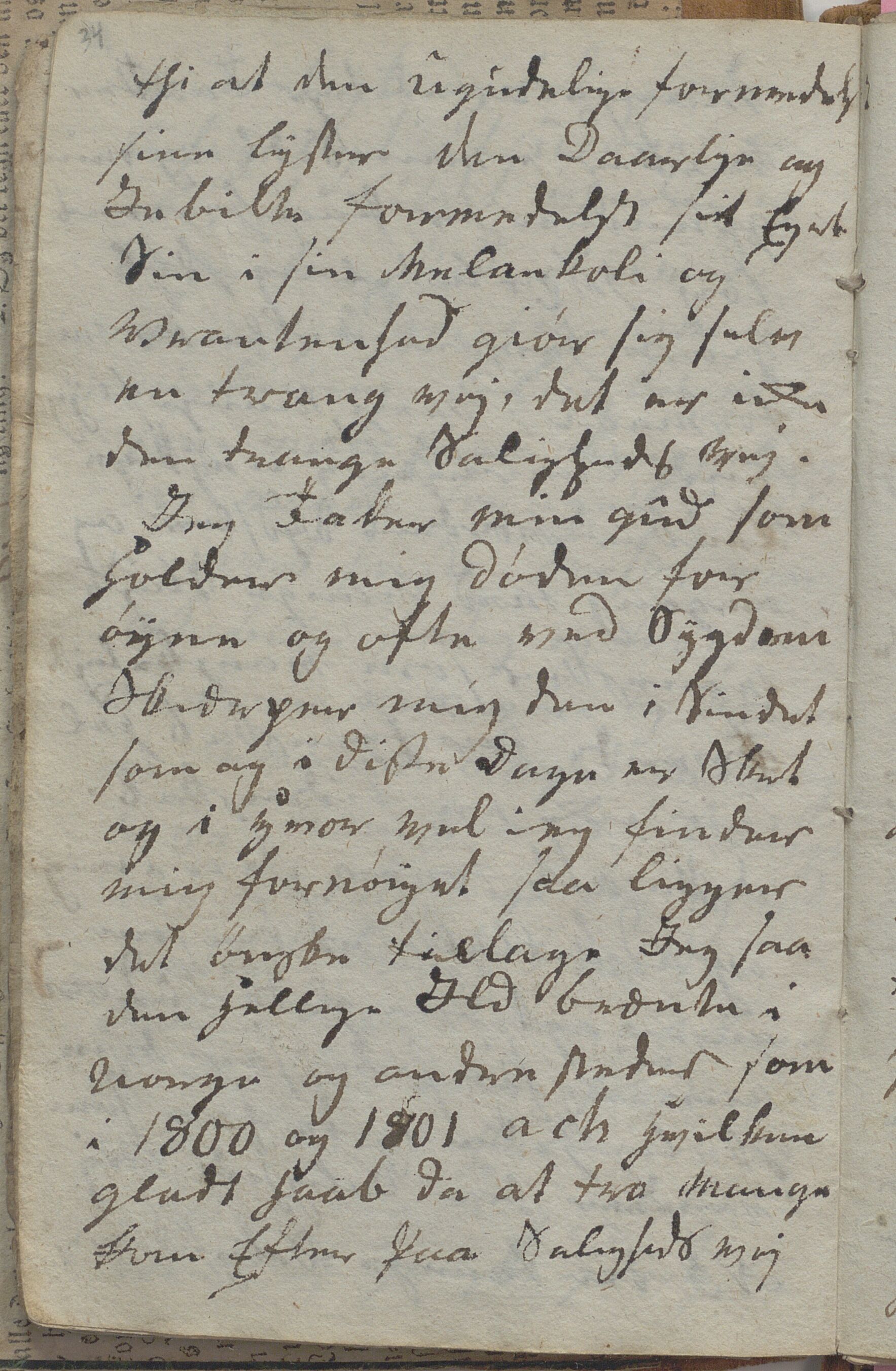Heggtveitsamlingen, TMF/A-1007/H/L0045/0004: Brev, kopibøker, biografiske opptegnelser etc. / "Blegen", 1815-1830, s. 34