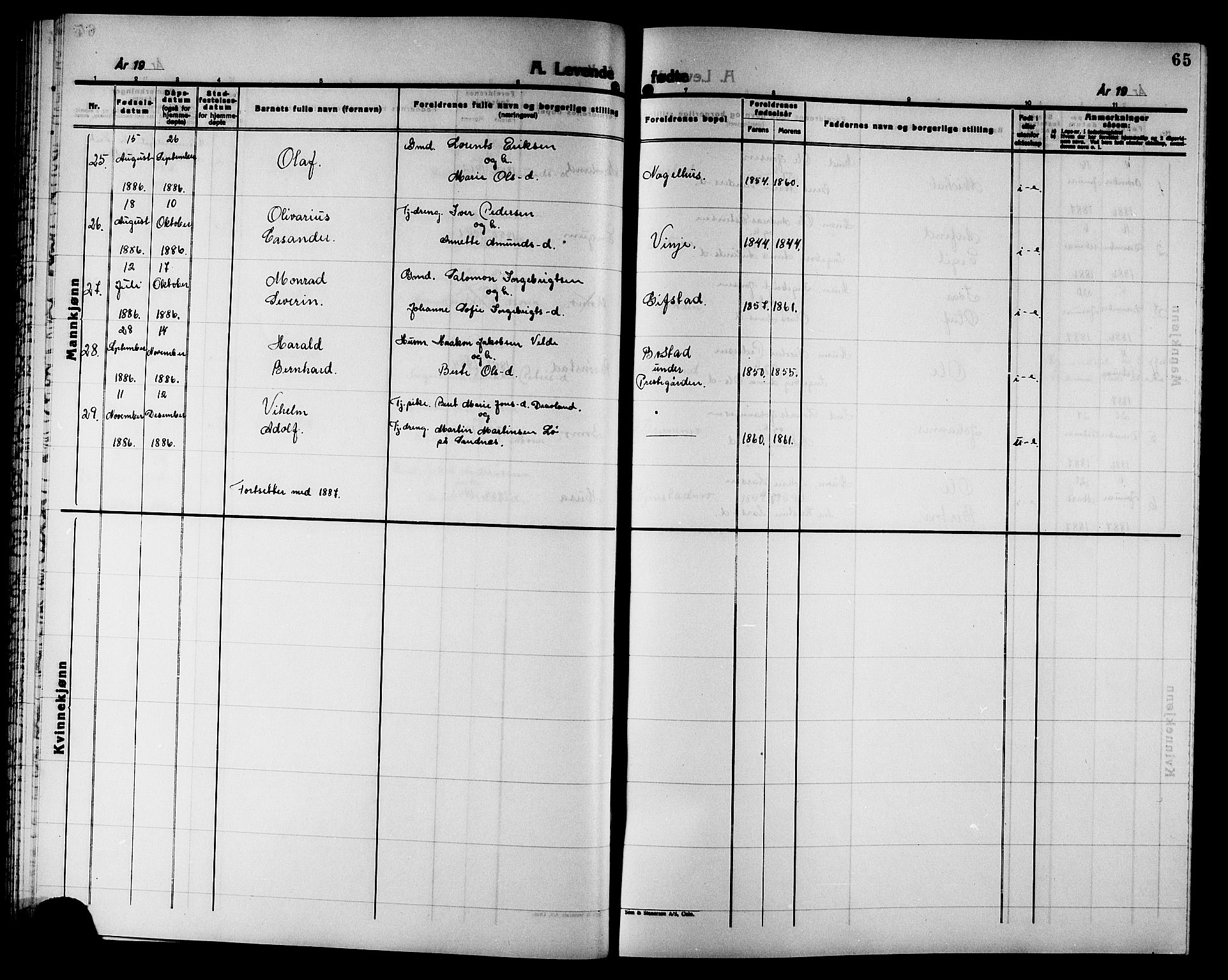 Ministerialprotokoller, klokkerbøker og fødselsregistre - Nord-Trøndelag, SAT/A-1458/749/L0486: Ministerialbok nr. 749D02, 1873-1887, s. 65