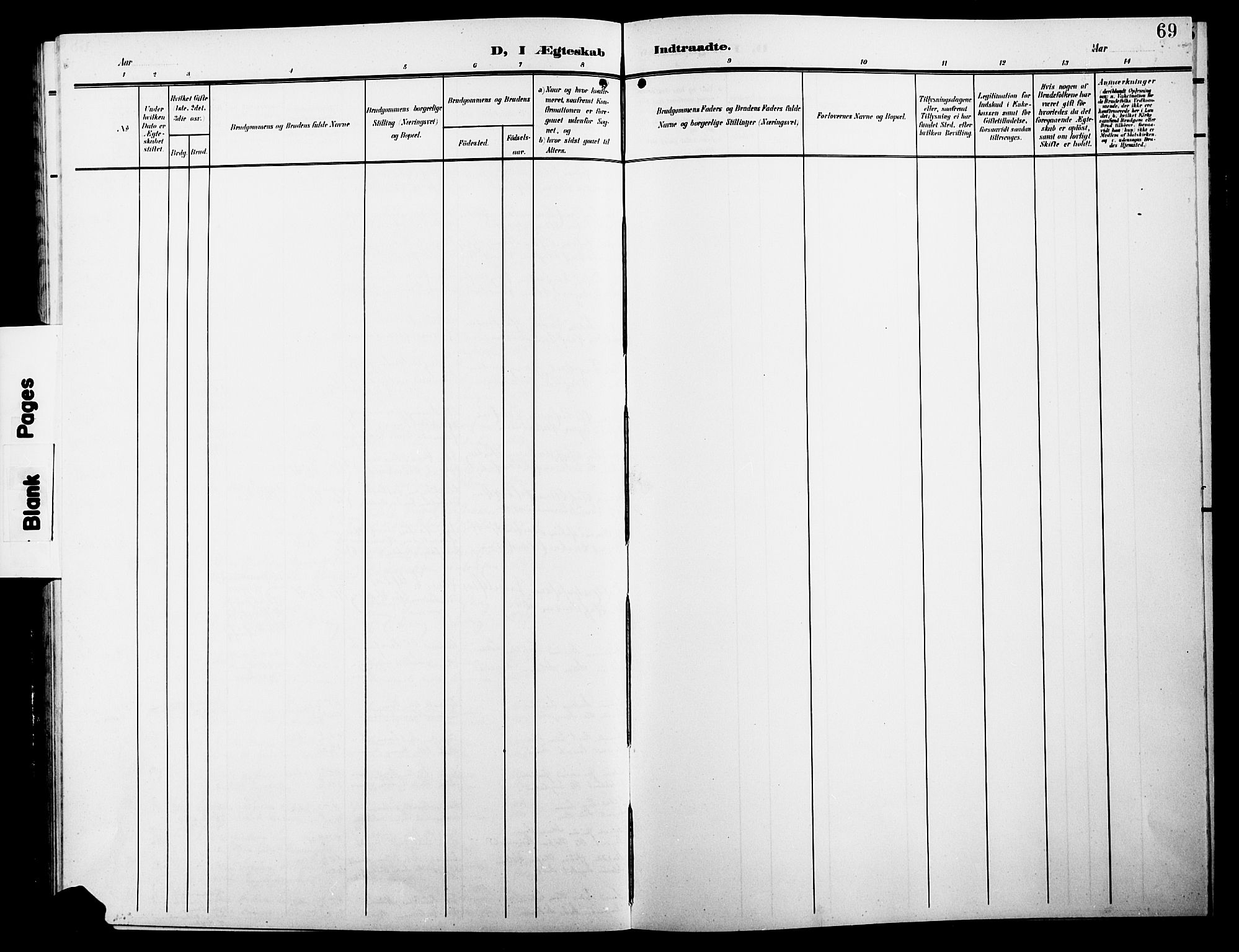 Elverum prestekontor, SAH/PREST-044/H/Ha/Hab/L0009: Klokkerbok nr. 9, 1908-1921, s. 69