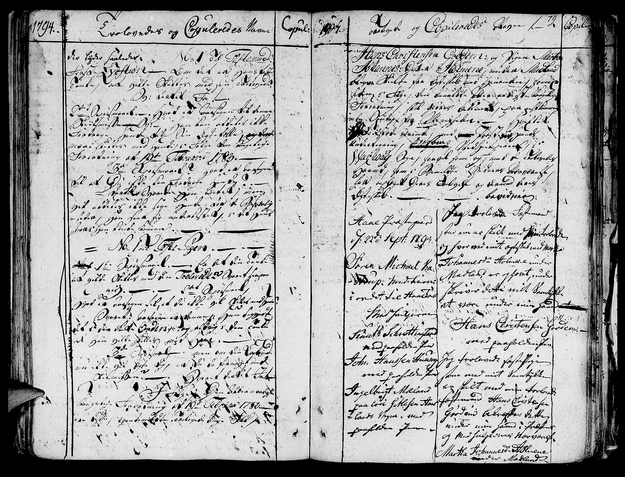 Hå sokneprestkontor, AV/SAST-A-101801/001/30BA/L0001: Ministerialbok nr. A 1, 1787-1812, s. 79