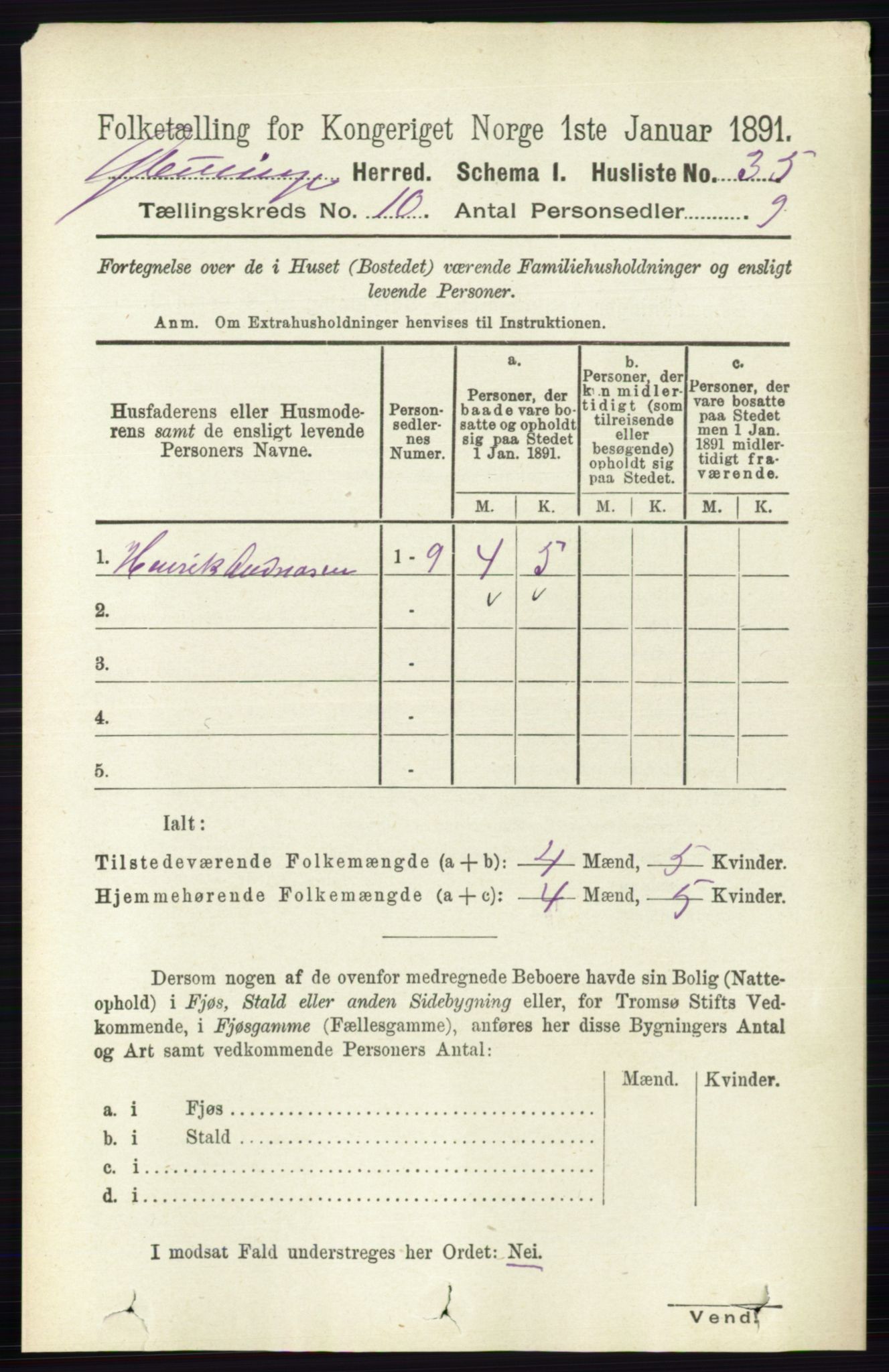 RA, Folketelling 1891 for 0132 Glemmen herred, 1891, s. 9935