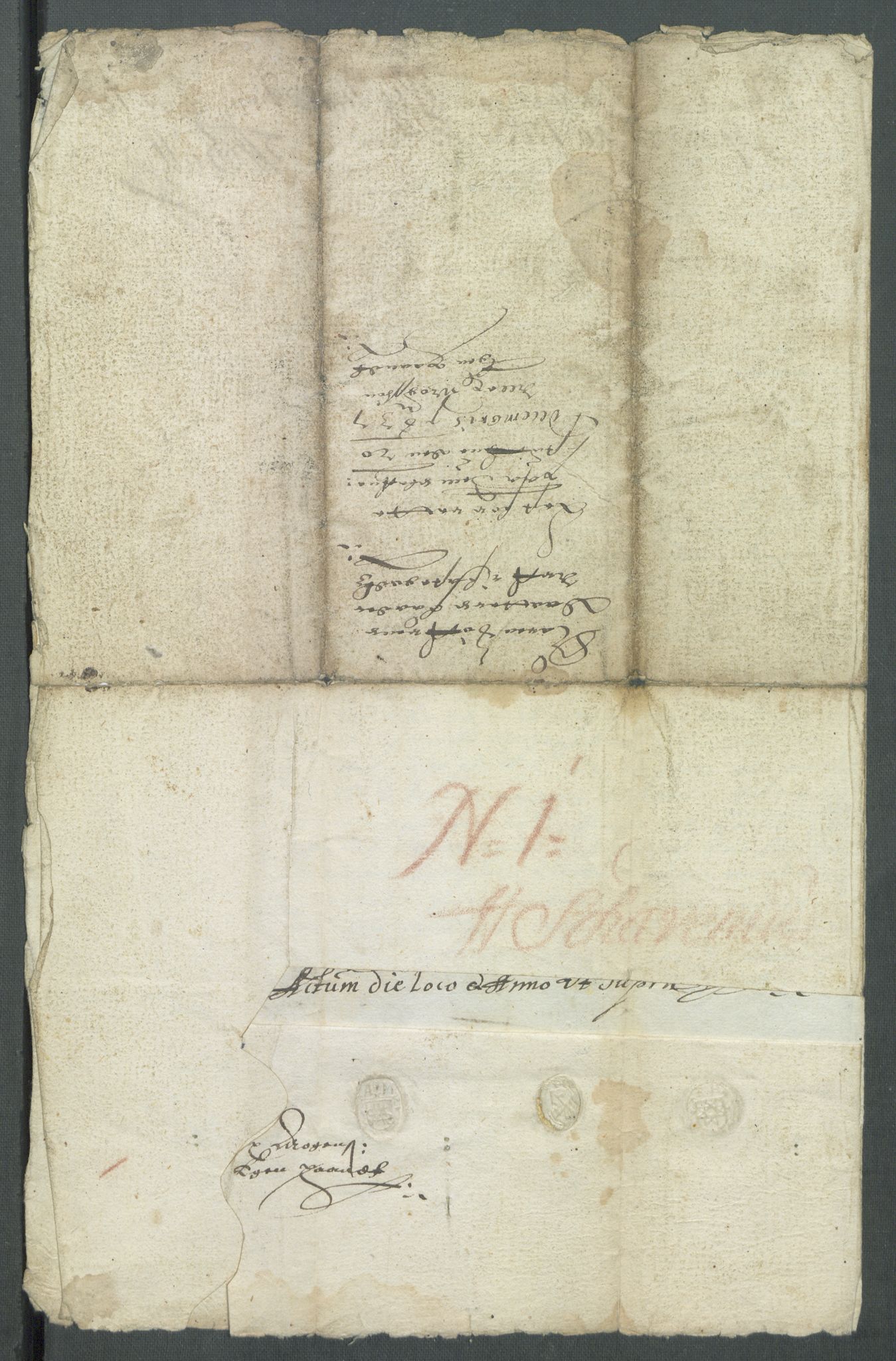 Riksarkivets diplomsamling, RA/EA-5965/F02/L0146: Dokumenter, 1634, s. 61