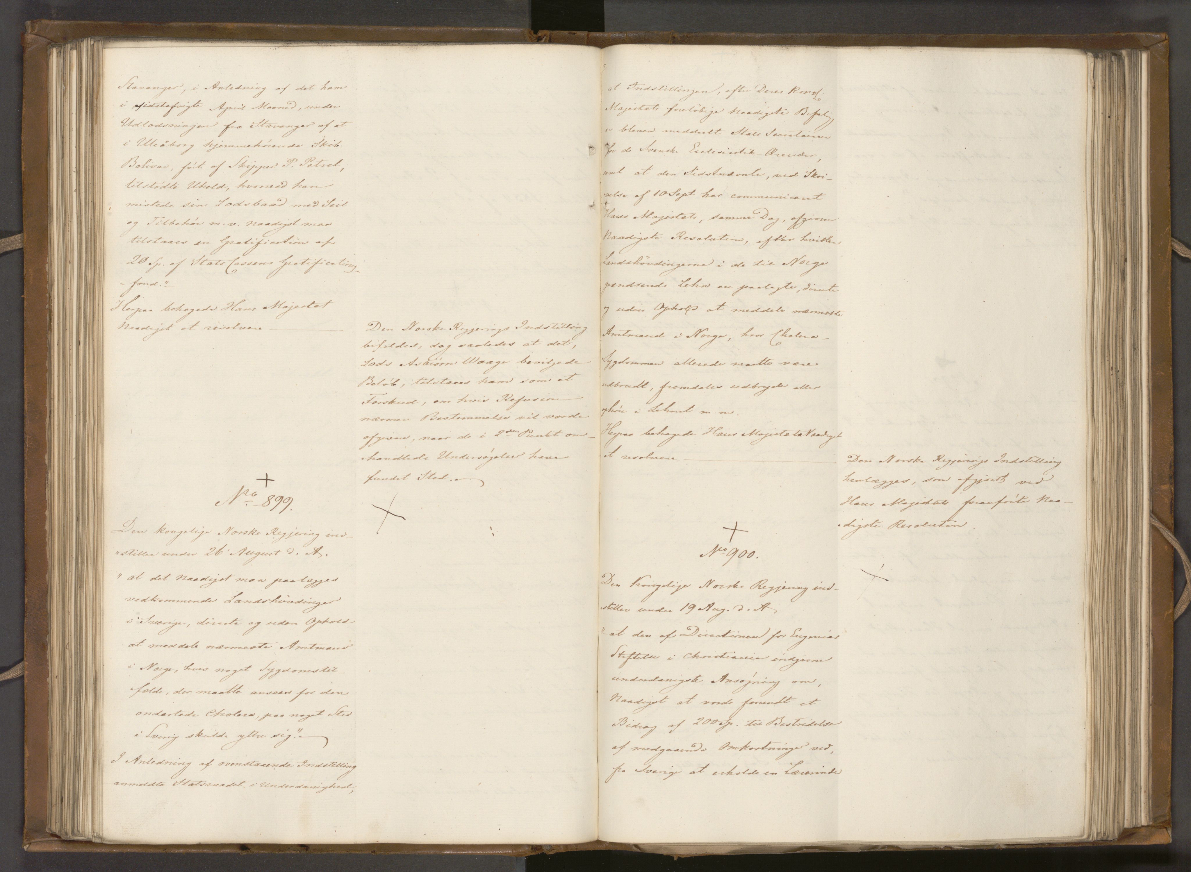 Statsrådssekretariatet, AV/RA-S-1001/A/Ab/L0039: Kgl. res. nr. 551-1179, 2. halvår, 1834