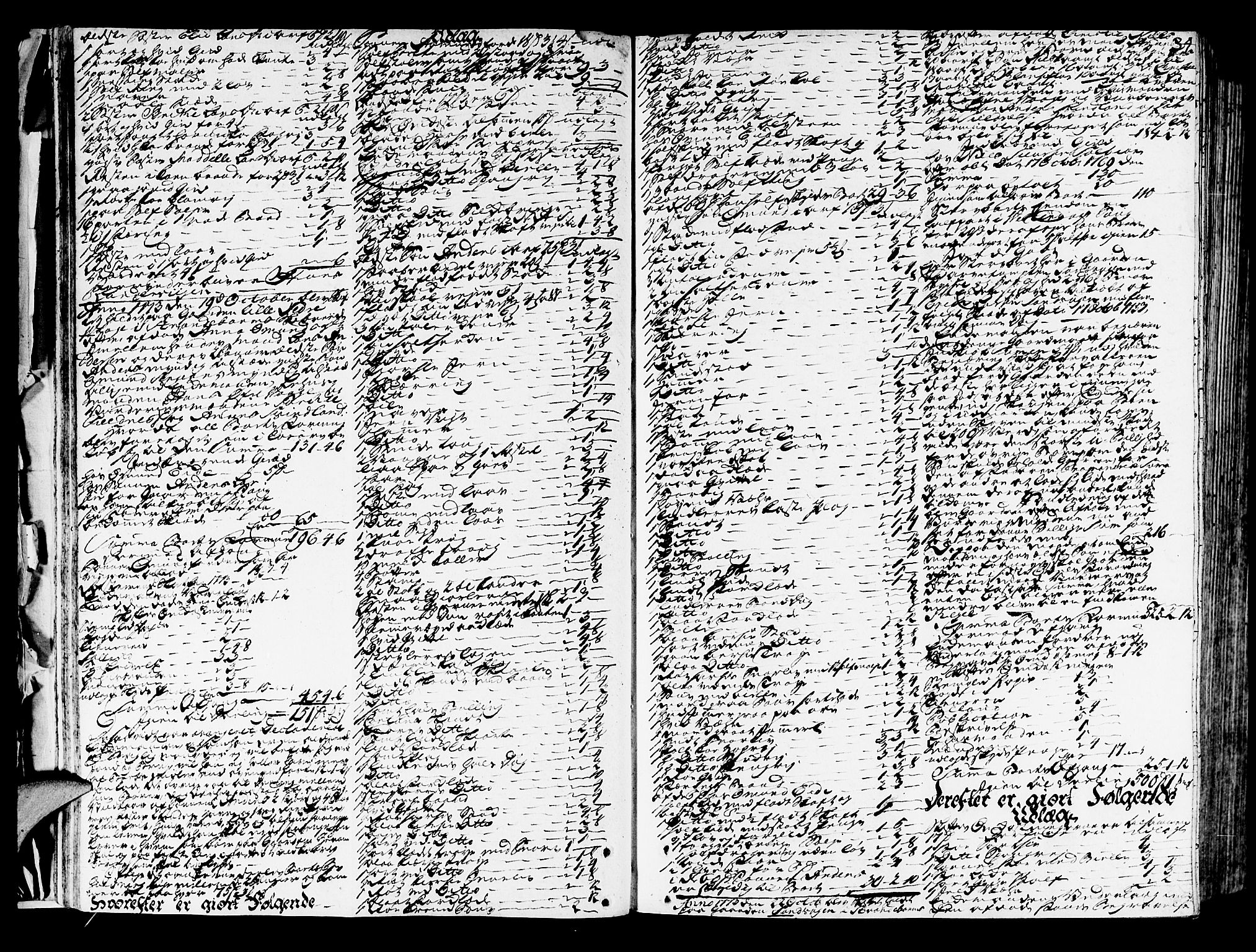 Sunnhordland sorenskrivar, SAB/A-2401/1/H/Ha/Haa/L0008: Skifteprotokollar. Register i protokoll, 1773-1780, s. 33b-34a