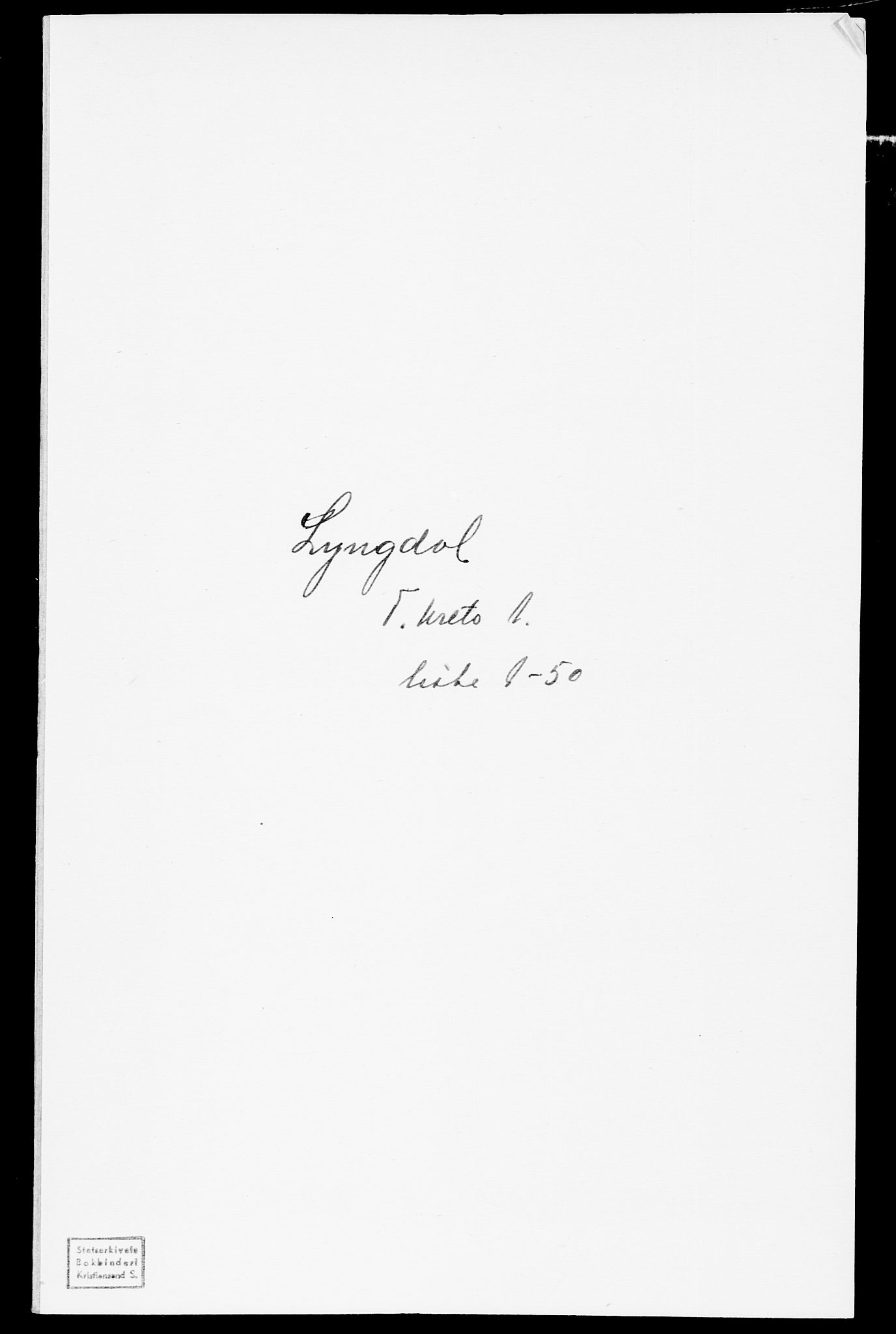 SAK, Folketelling 1875 for 1032P Lyngdal prestegjeld, 1875, s. 90