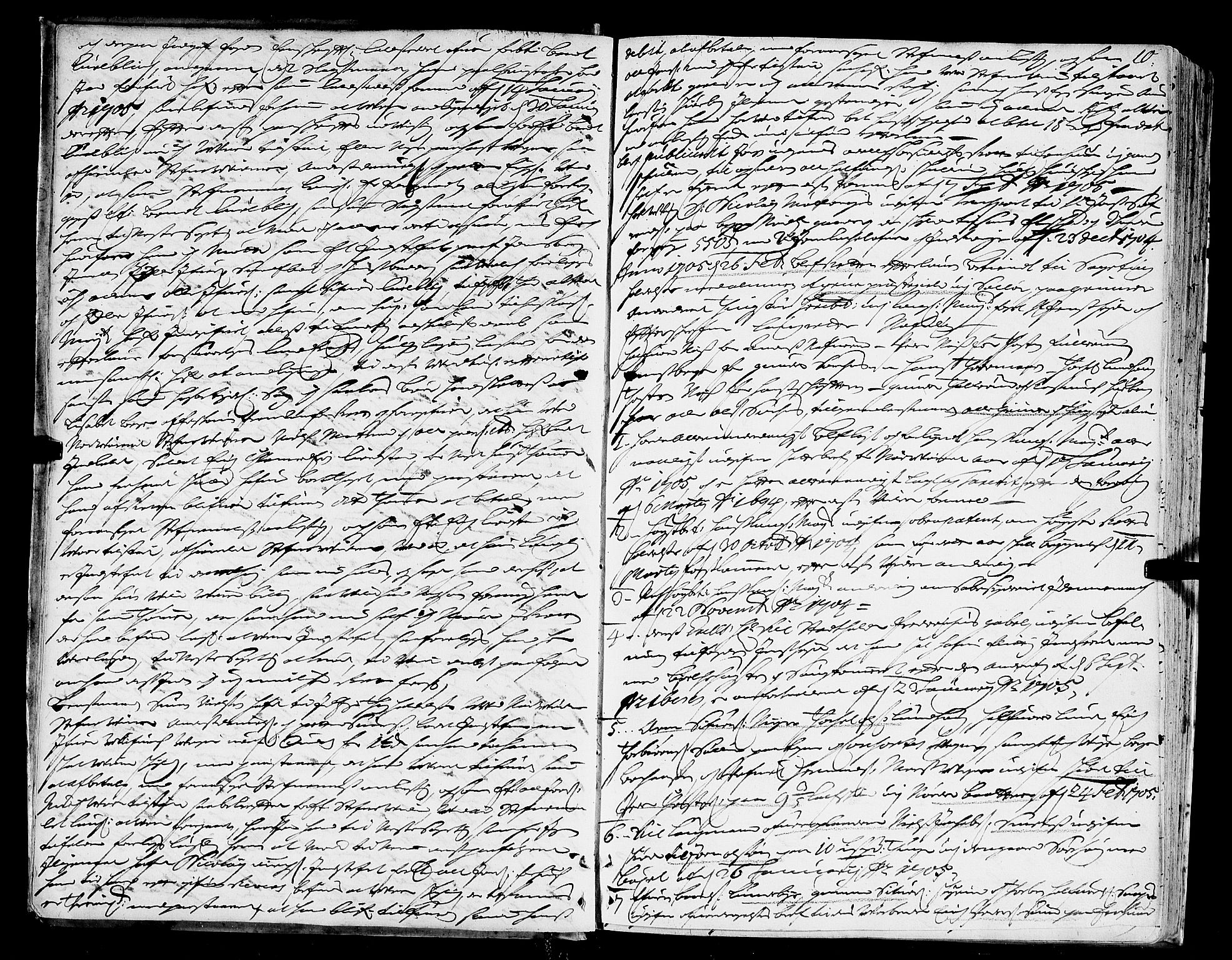 Solør og Østerdalen sorenskriveri, AV/SAH-TING-024/G/Gb/L0042: Tingbok, 1705, s. 9b-10a