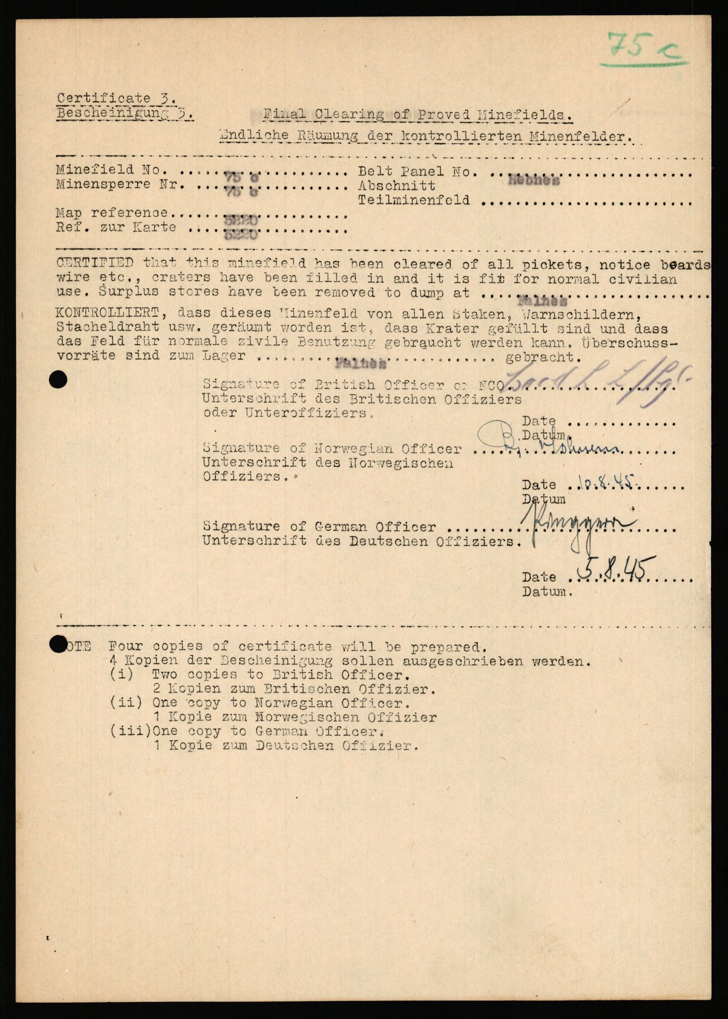 Deutscher Oberbefehlshaber Norwegen (DOBN), AV/RA-RAFA-2197/D/Dl/L0115: DB Zone Stavanger Abt. Ia, 1945, s. 44