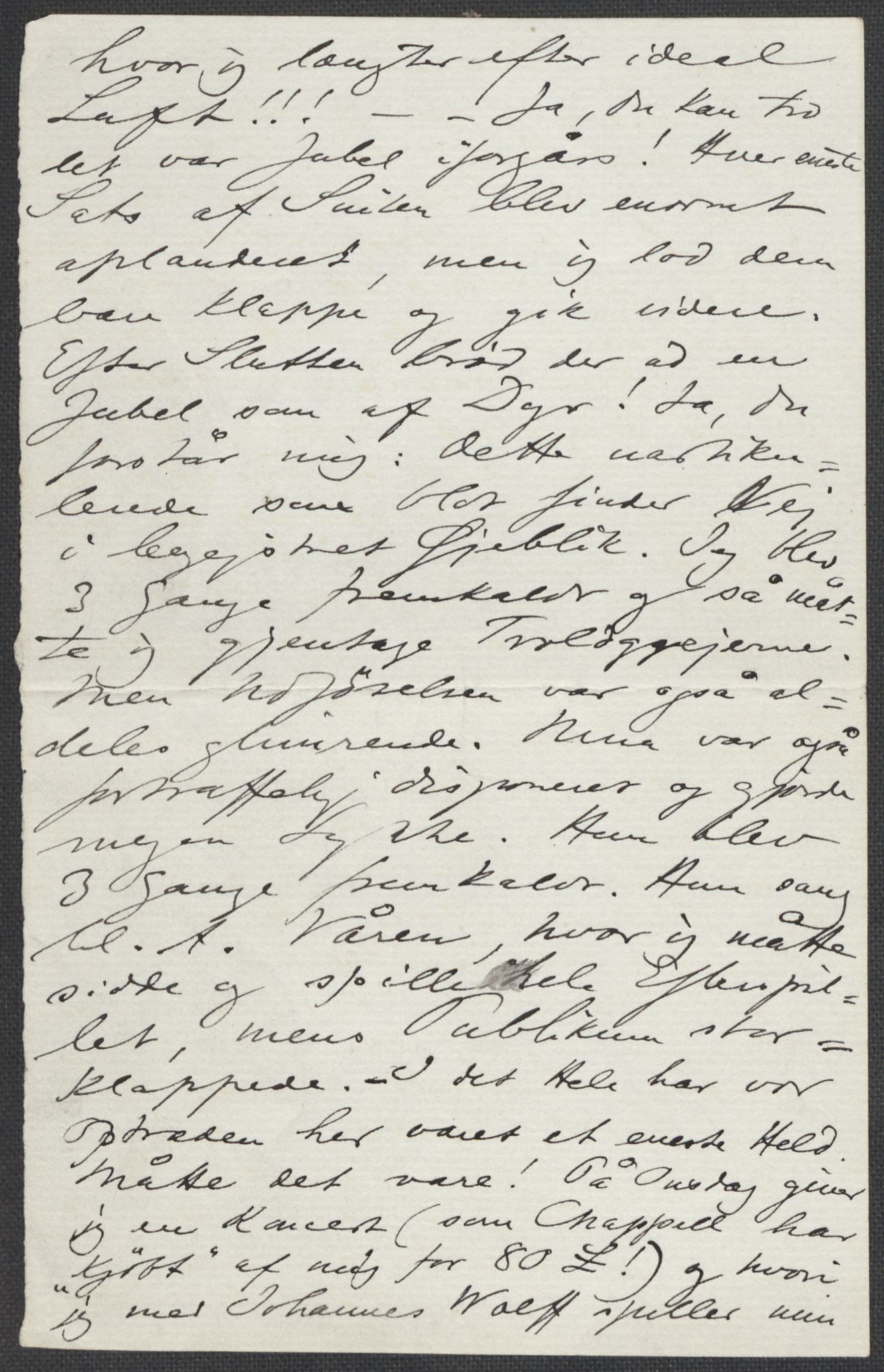 Beyer, Frants, AV/RA-PA-0132/F/L0001: Brev fra Edvard Grieg til Frantz Beyer og "En del optegnelser som kan tjene til kommentar til brevene" av Marie Beyer, 1872-1907, s. 301