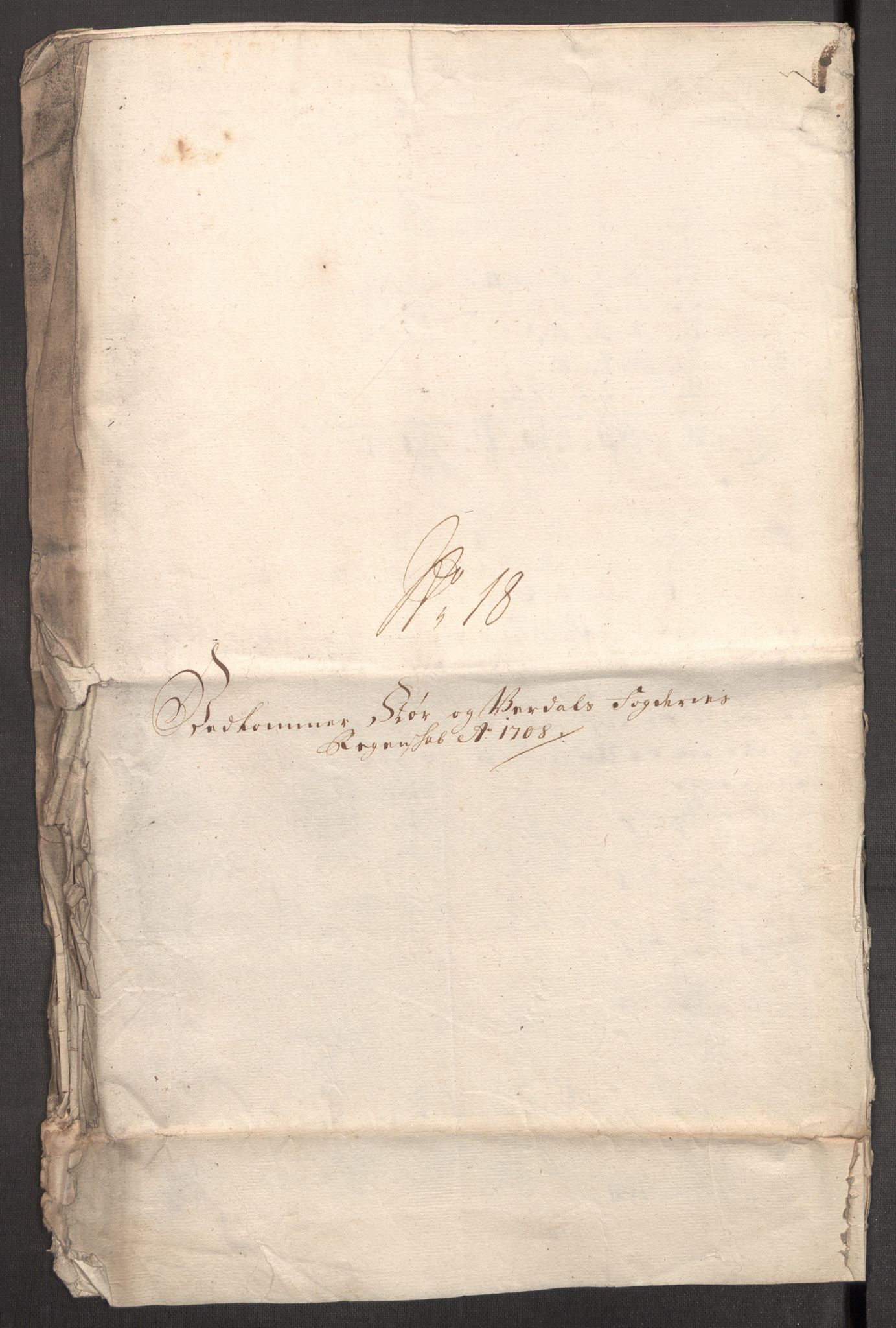 Rentekammeret inntil 1814, Reviderte regnskaper, Fogderegnskap, RA/EA-4092/R62/L4198: Fogderegnskap Stjørdal og Verdal, 1708, s. 238