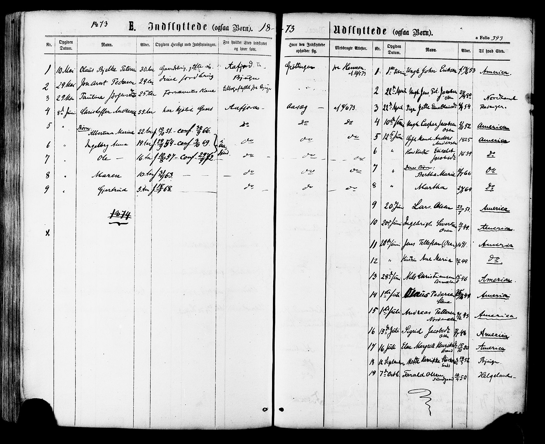 Ministerialprotokoller, klokkerbøker og fødselsregistre - Sør-Trøndelag, AV/SAT-A-1456/657/L0706: Ministerialbok nr. 657A07, 1867-1878, s. 393