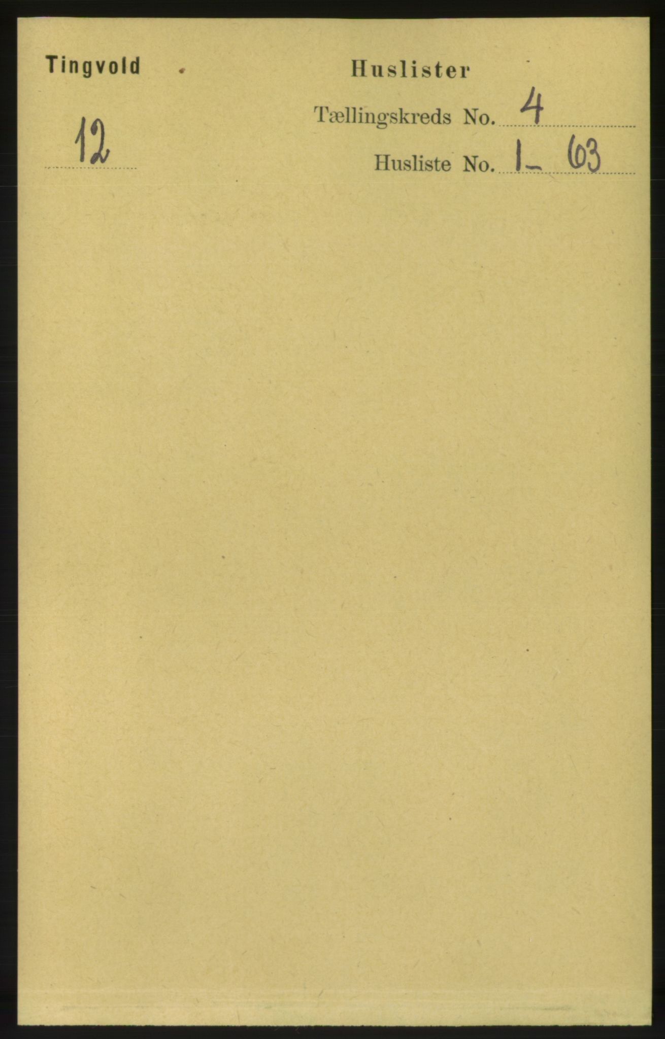 RA, Folketelling 1891 for 1560 Tingvoll herred, 1891, s. 1529