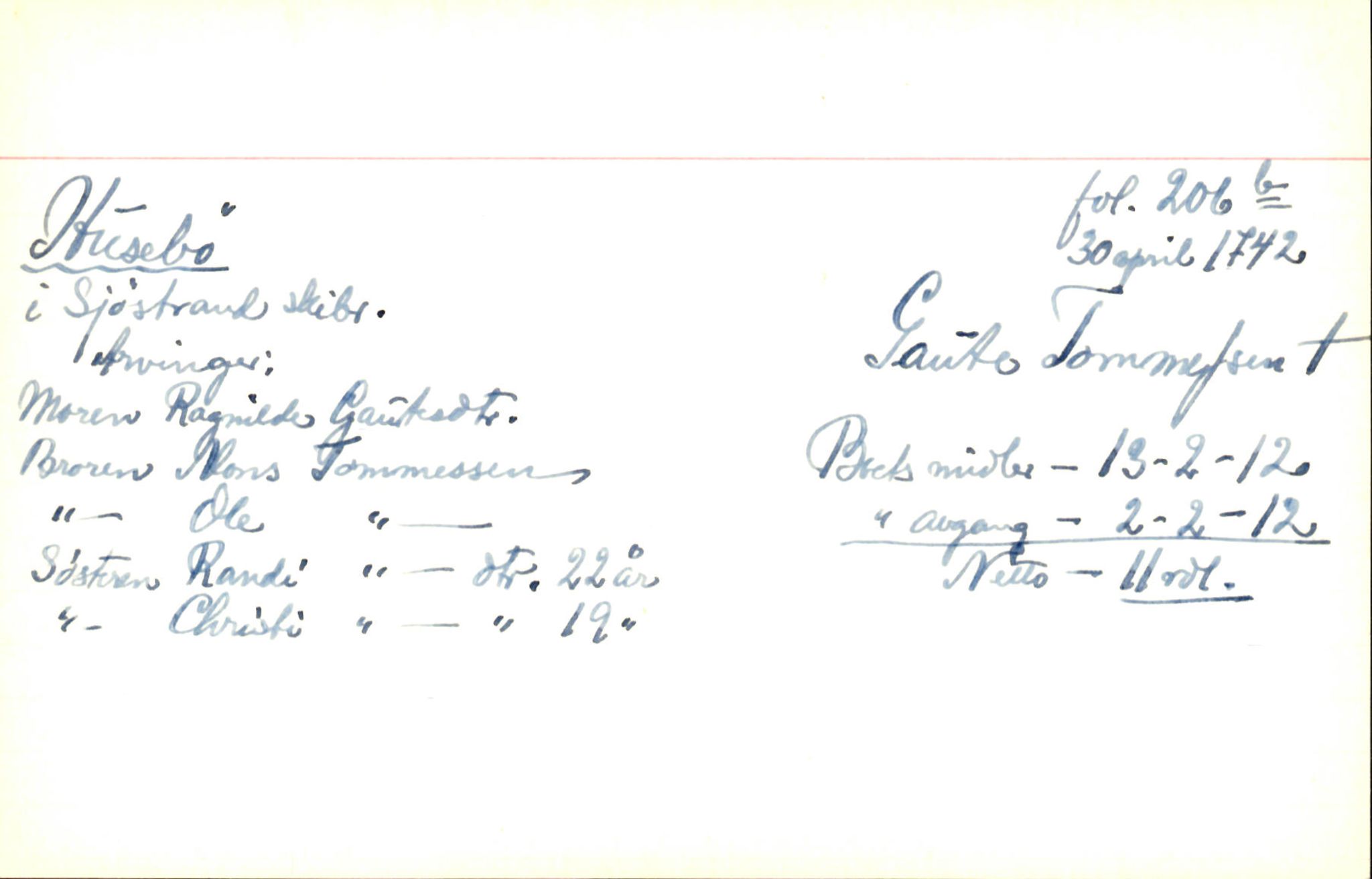 Skiftekort ved Statsarkivet i Bergen, SAB/SKIFTEKORT/006/L0003: Skifteprotokoll nr. 5-6, 1738-1750, s. 716