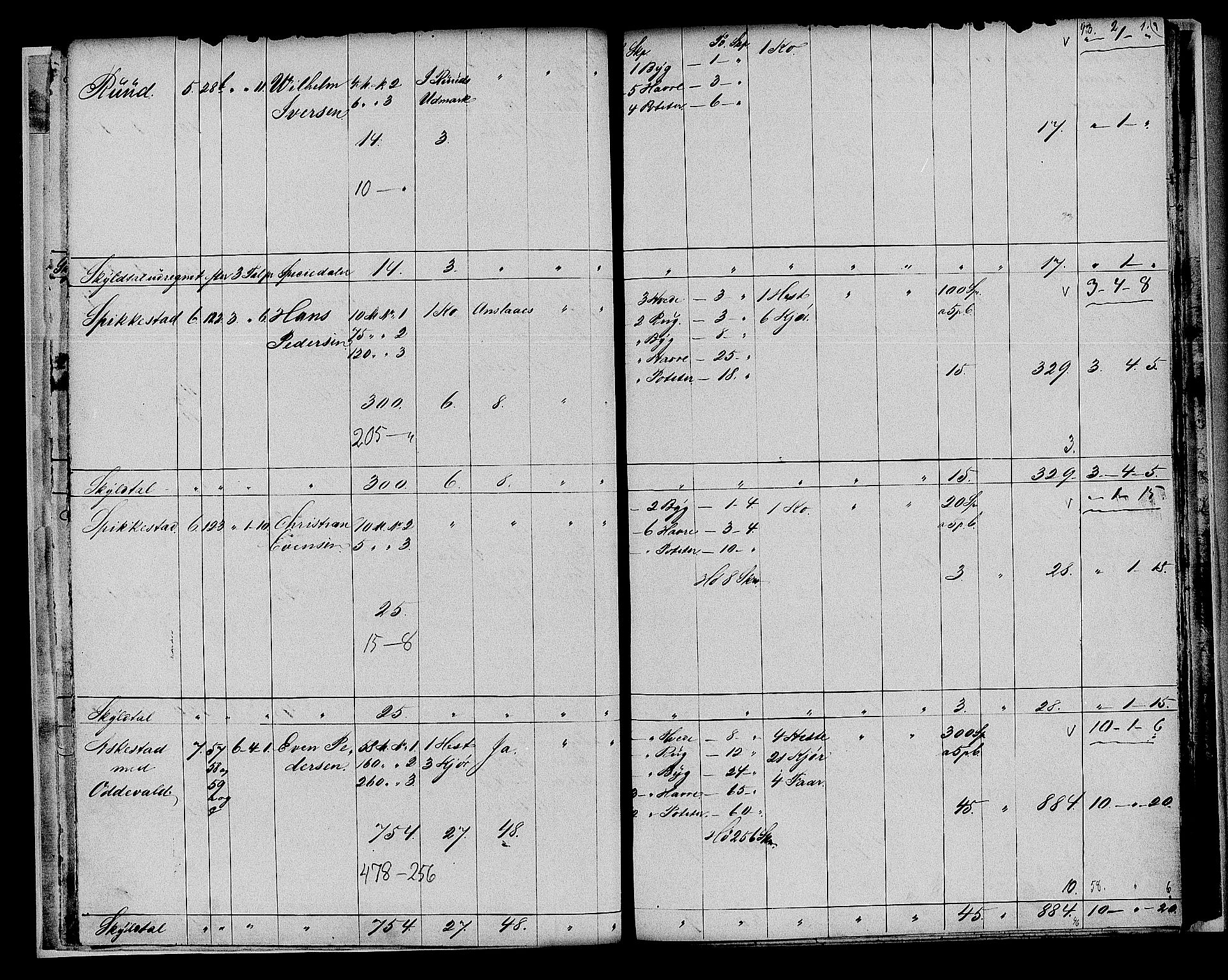 Matrikkelrevisjonen av 1863, AV/RA-S-1530/F/Fe/L0101: Røyken, 1863