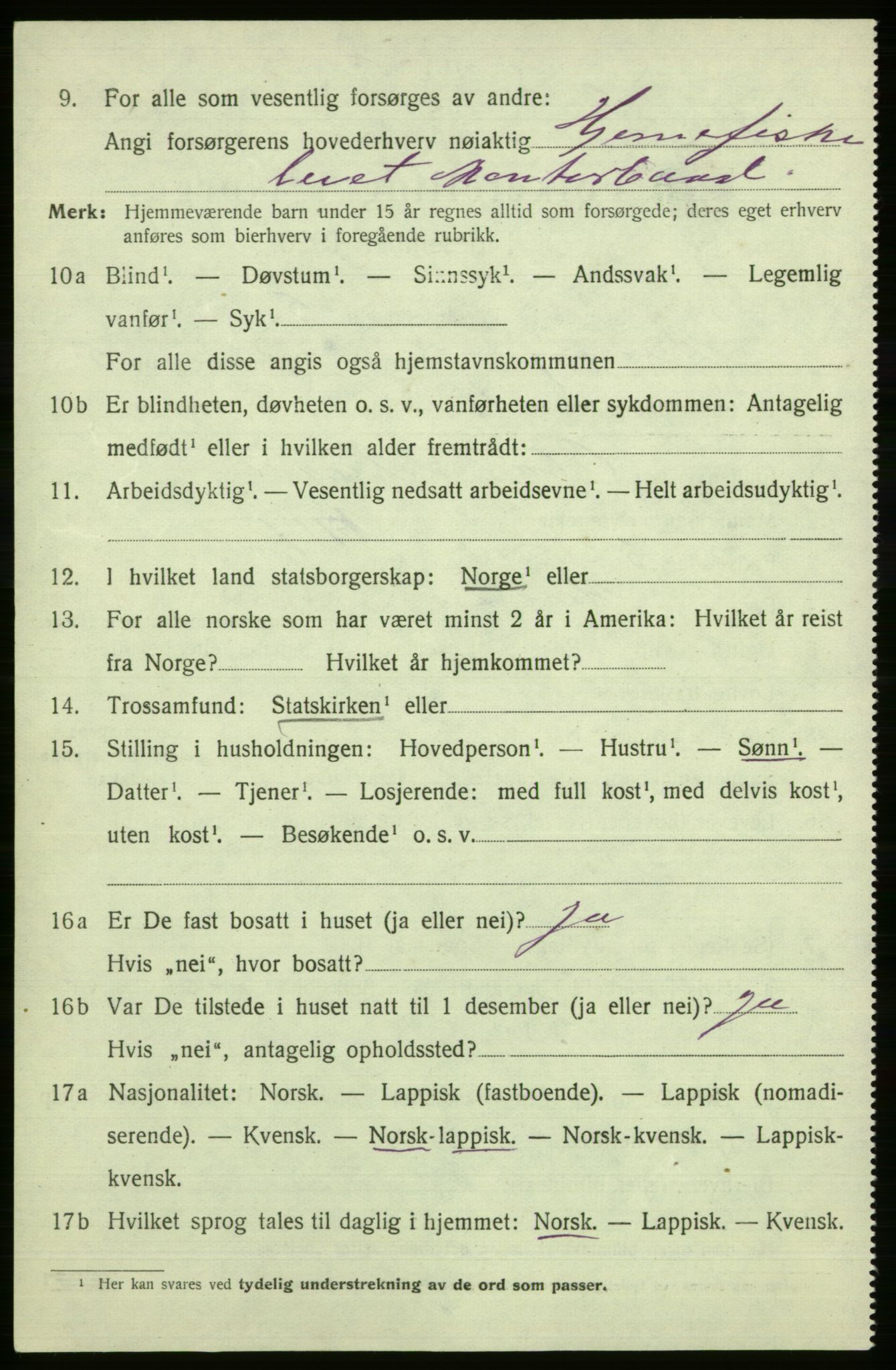 SATØ, Folketelling 1920 for 2018 Måsøy herred, 1920, s. 2655