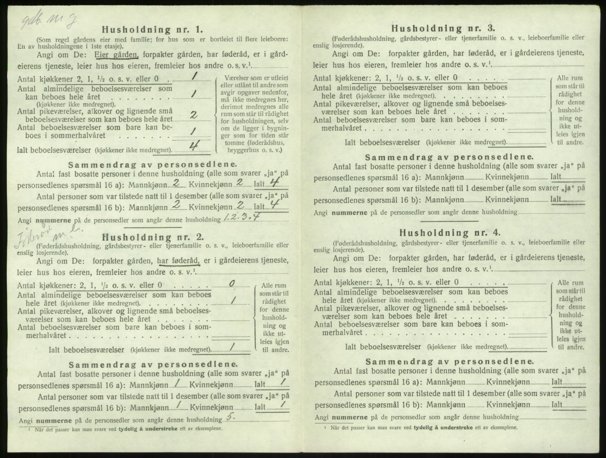 SAB, Folketelling 1920 for 1418 Balestrand herred, 1920, s. 139