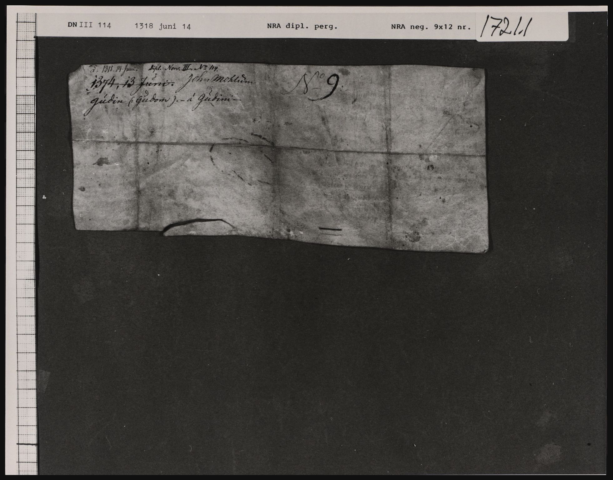 Riksarkivets diplomsamling, AV/RA-EA-5965/F01/F01a/L0011: Dokumenter, 1317-1318, s. 14