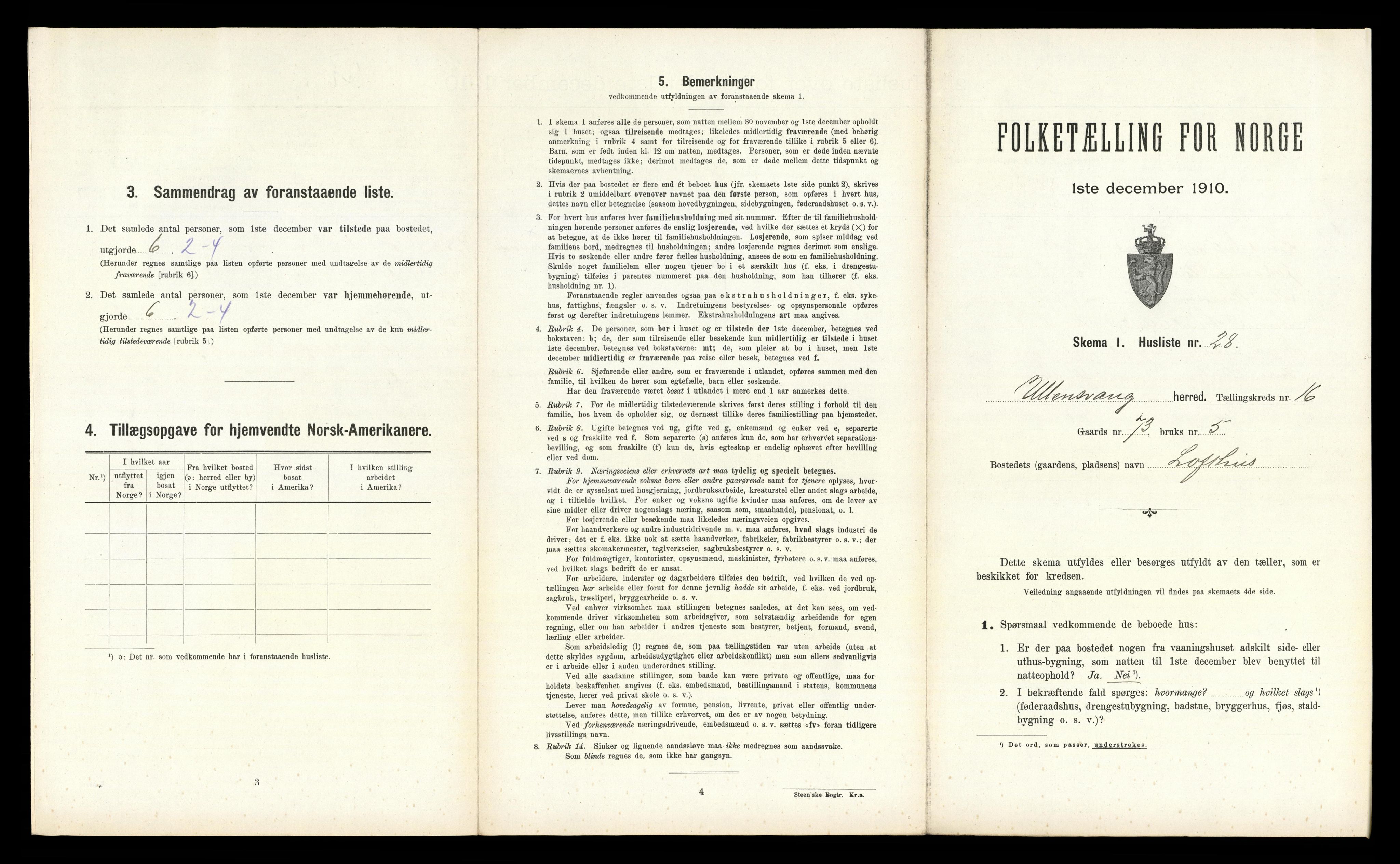 RA, Folketelling 1910 for 1230 Ullensvang herred, 1910, s. 2021